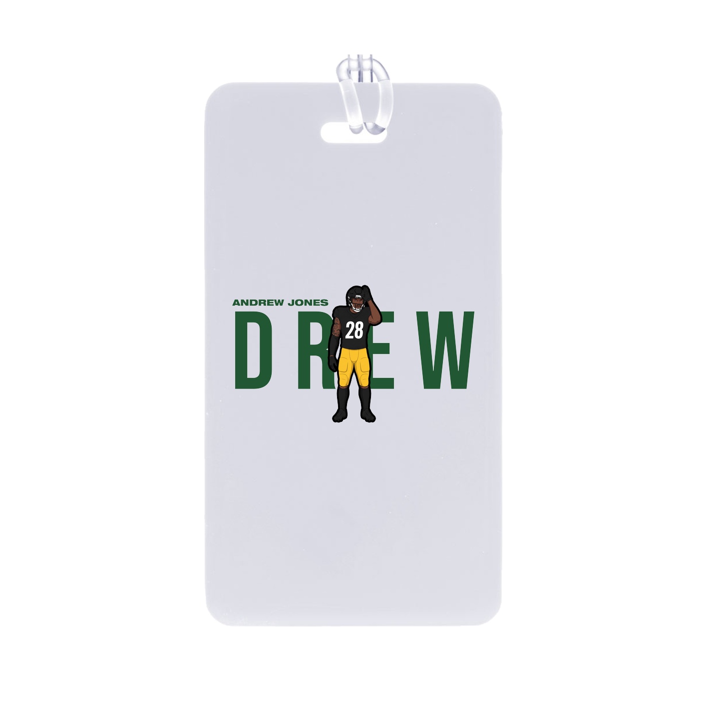 Bag Tag — Player Name in Classic