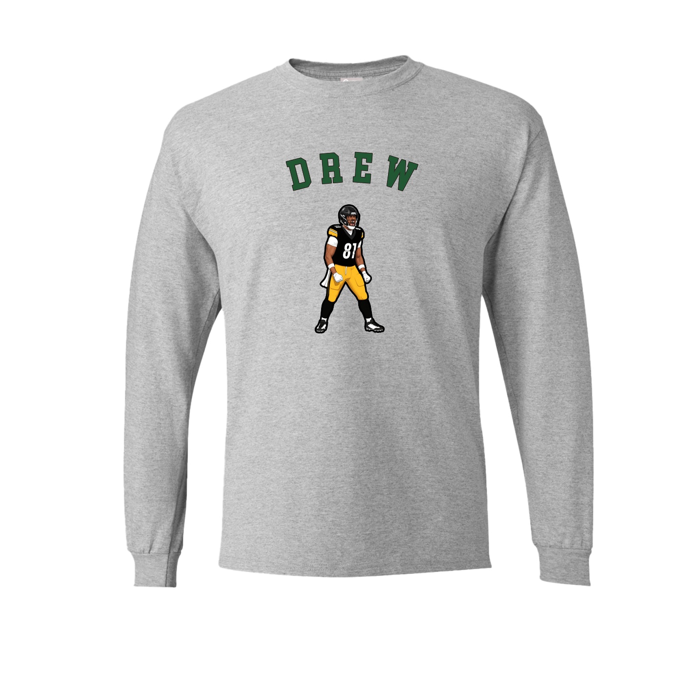 Long Sleeve Tee — Shirsey Arch in Grey
