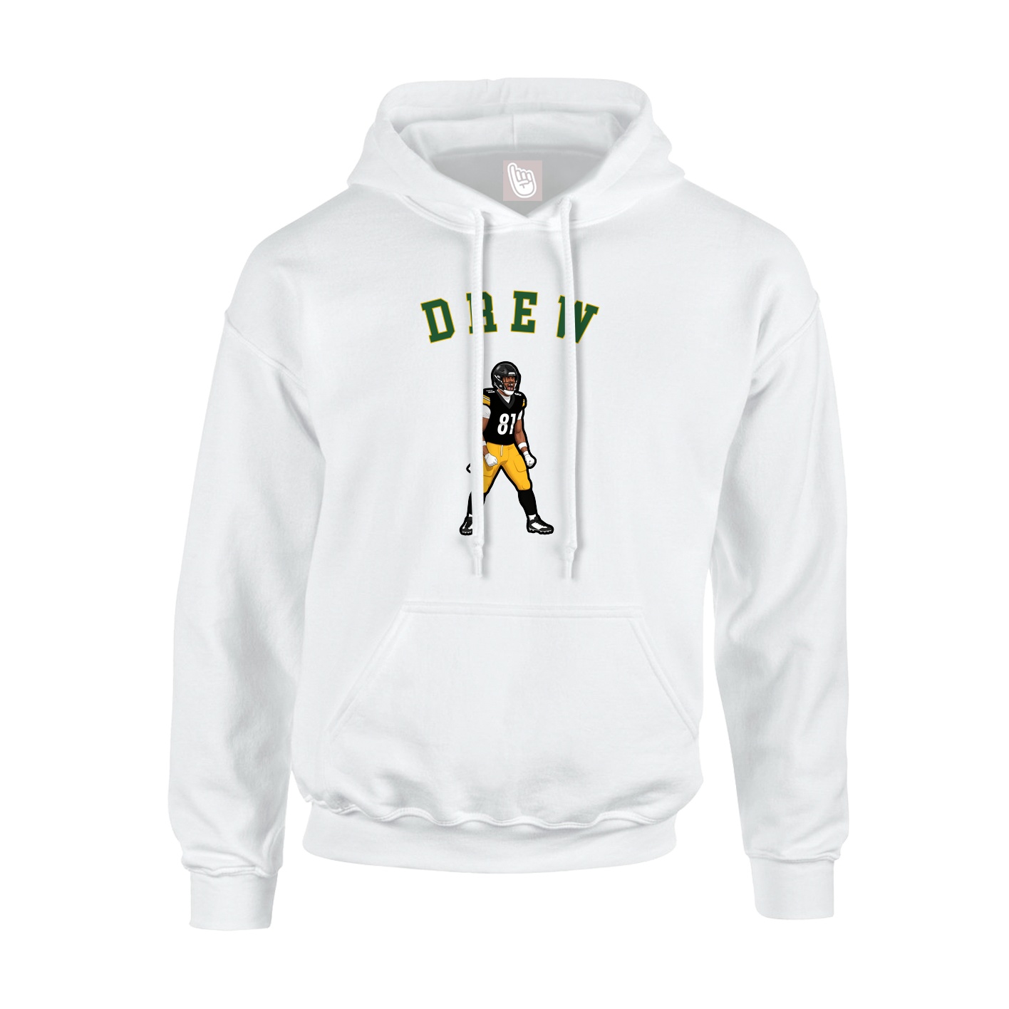 Hoodie — Shirsey Arch in White