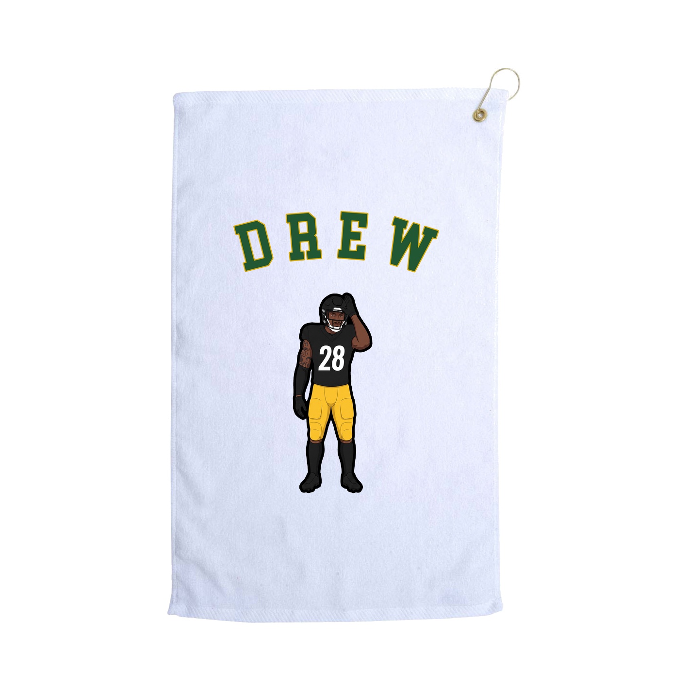 Golf Towel — Shirsey Arch in White