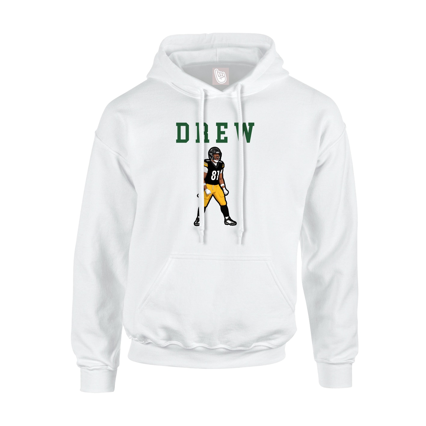 Youth Hoodie — Shirsey in White