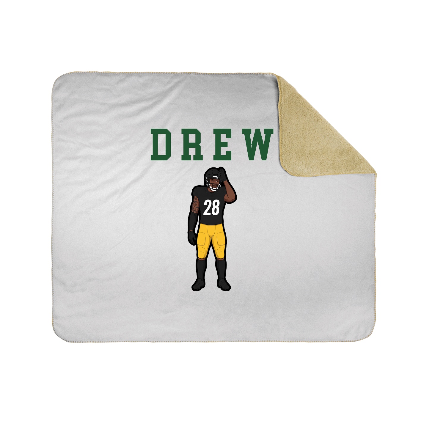 Throw Blanket — Shirsey in White