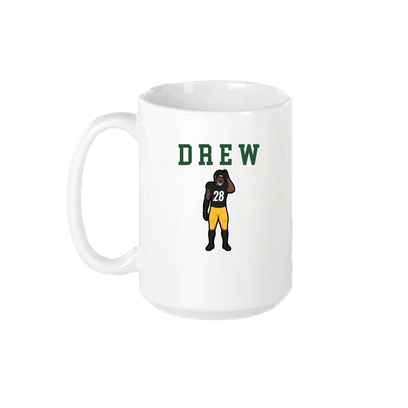 15oz Coffee Mug — Shirsey in White