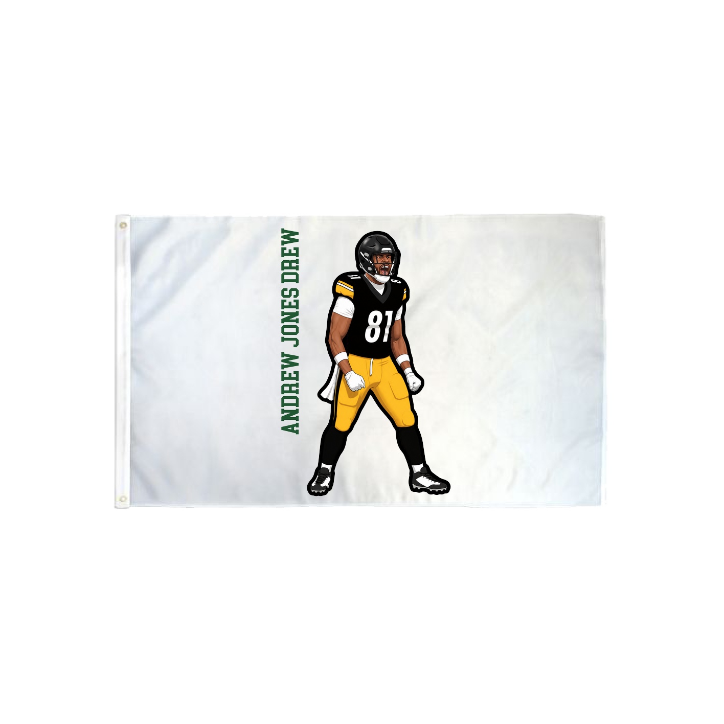 3x5 Flag — Name Vertical in Classic