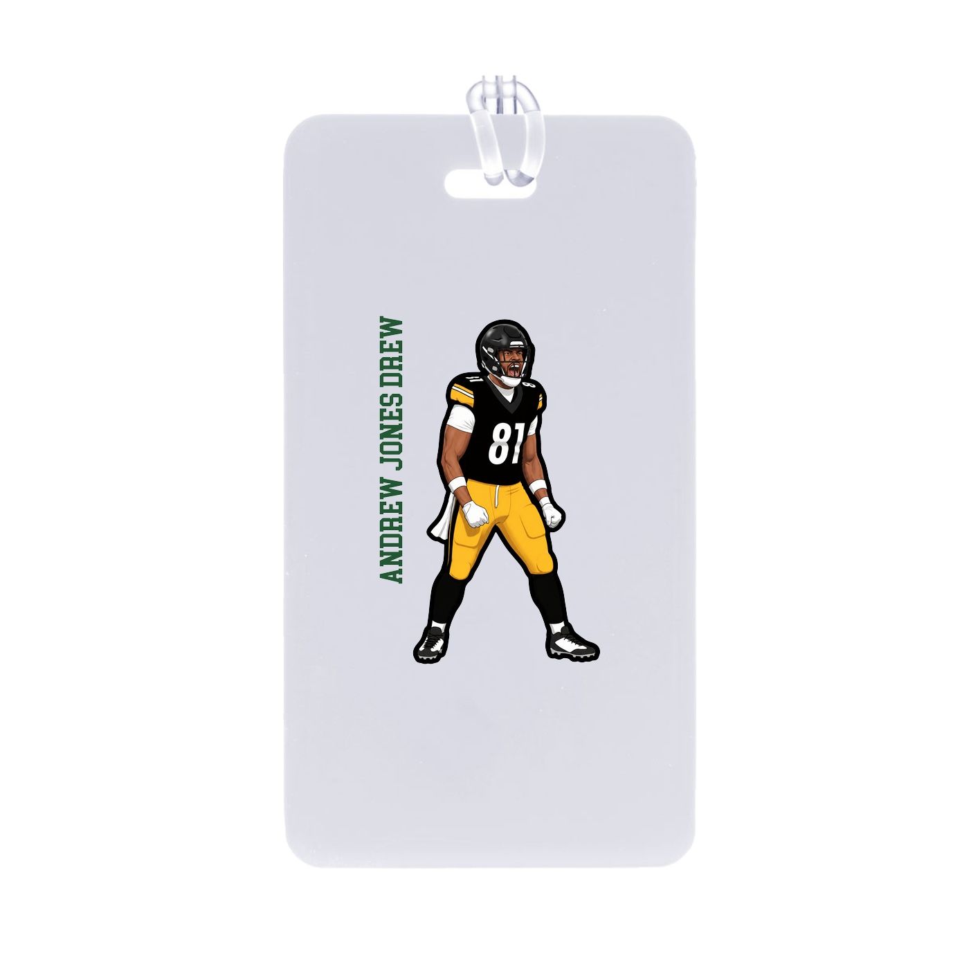 Bag Tag — Name Vertical in Classic