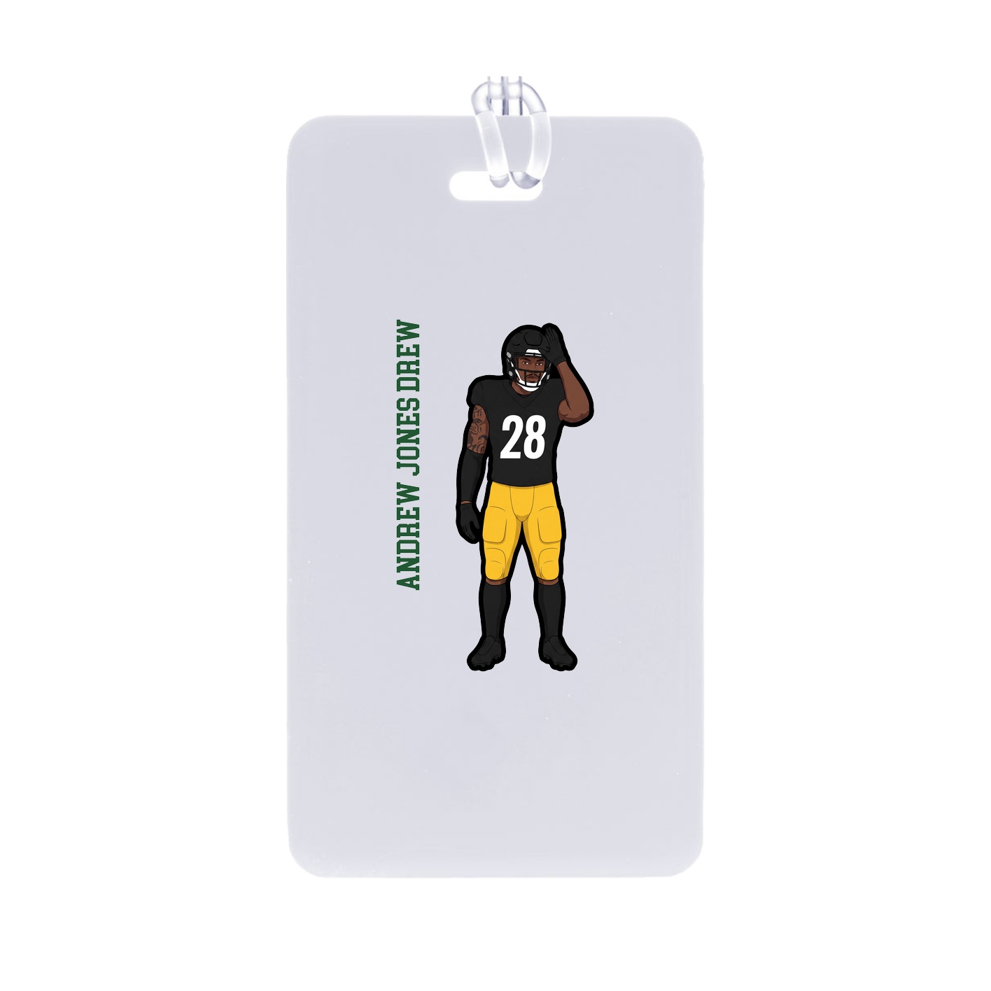 Bag Tag — Name Vertical in Classic
