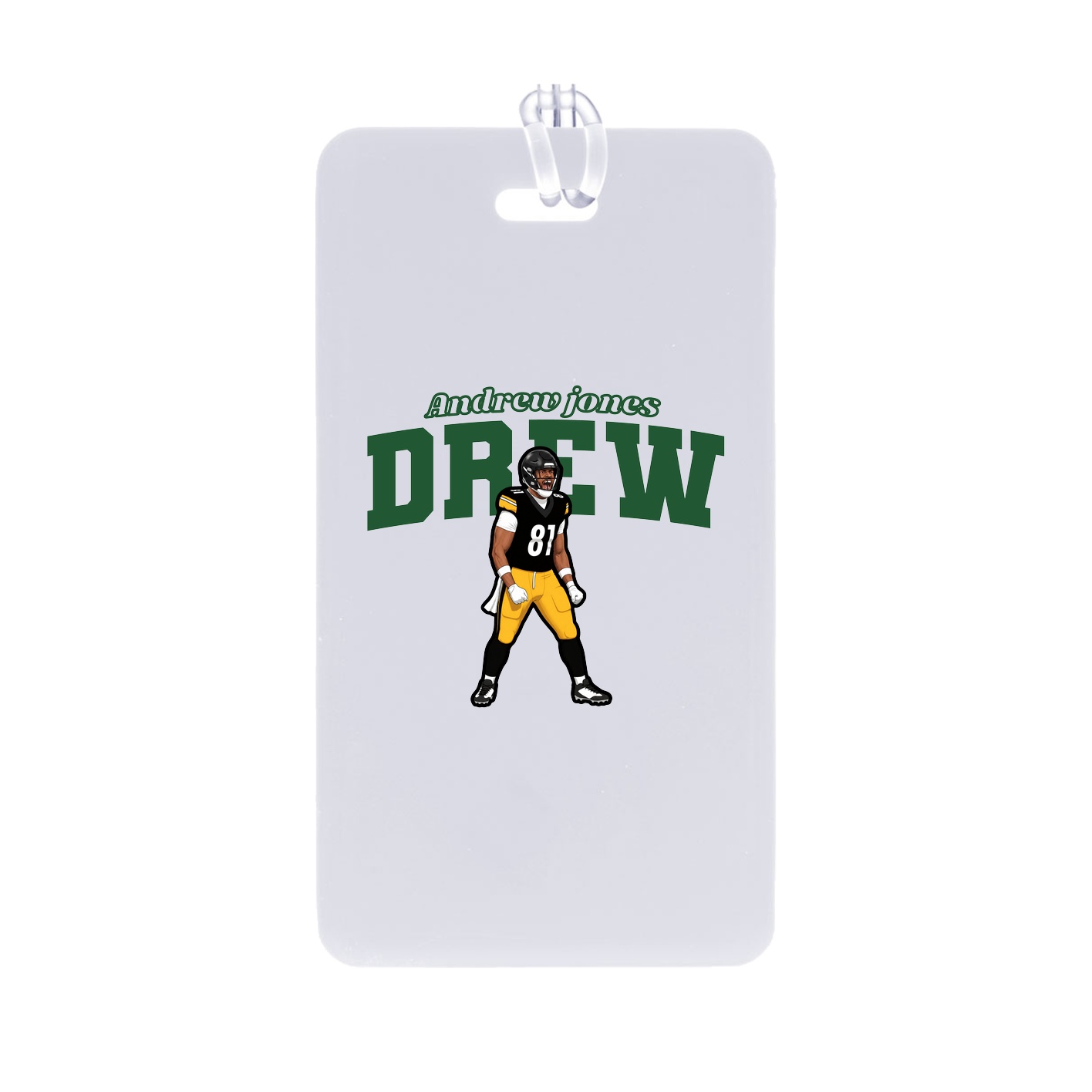 Bag Tag — Name Arch in Classic