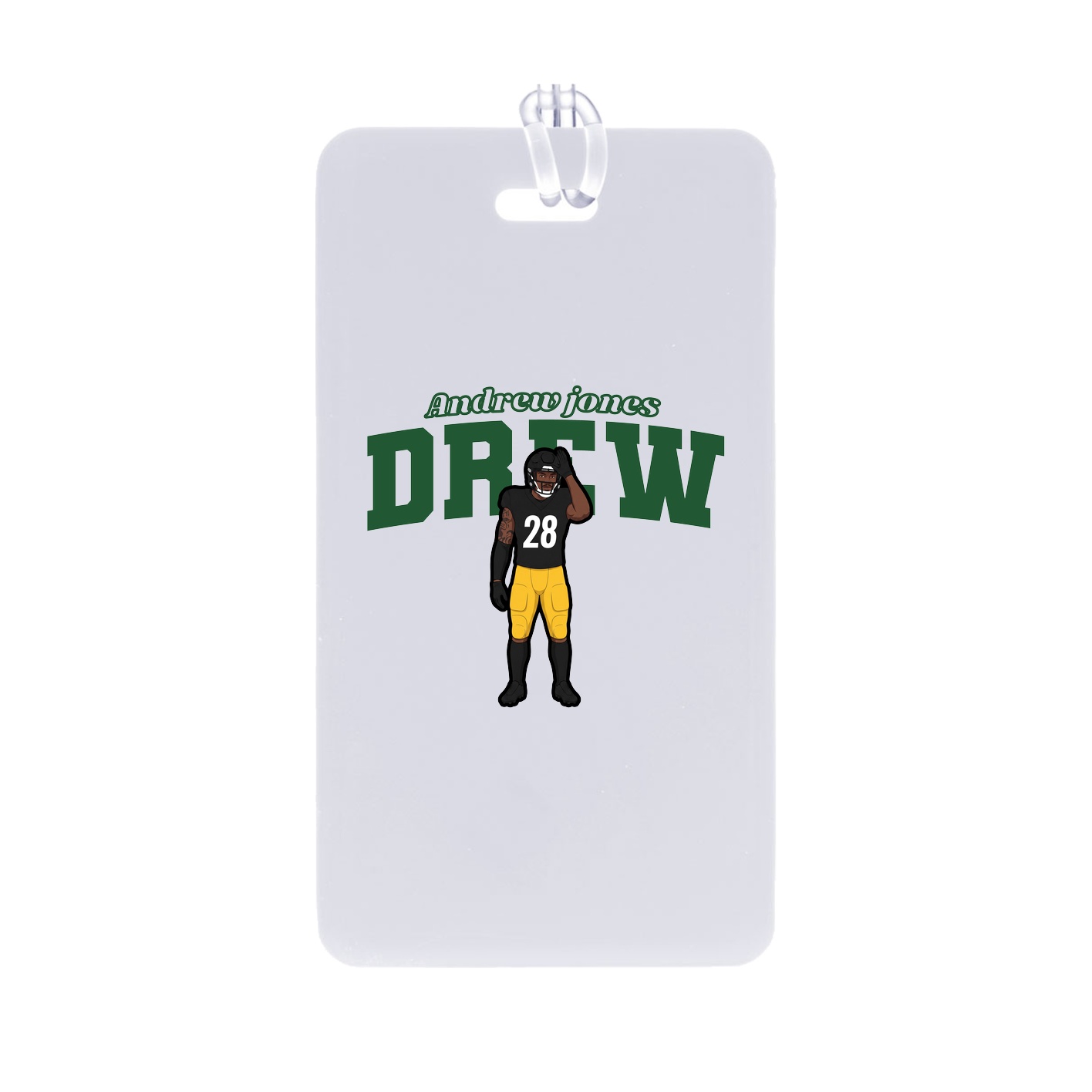 Bag Tag — Name Arch in Classic
