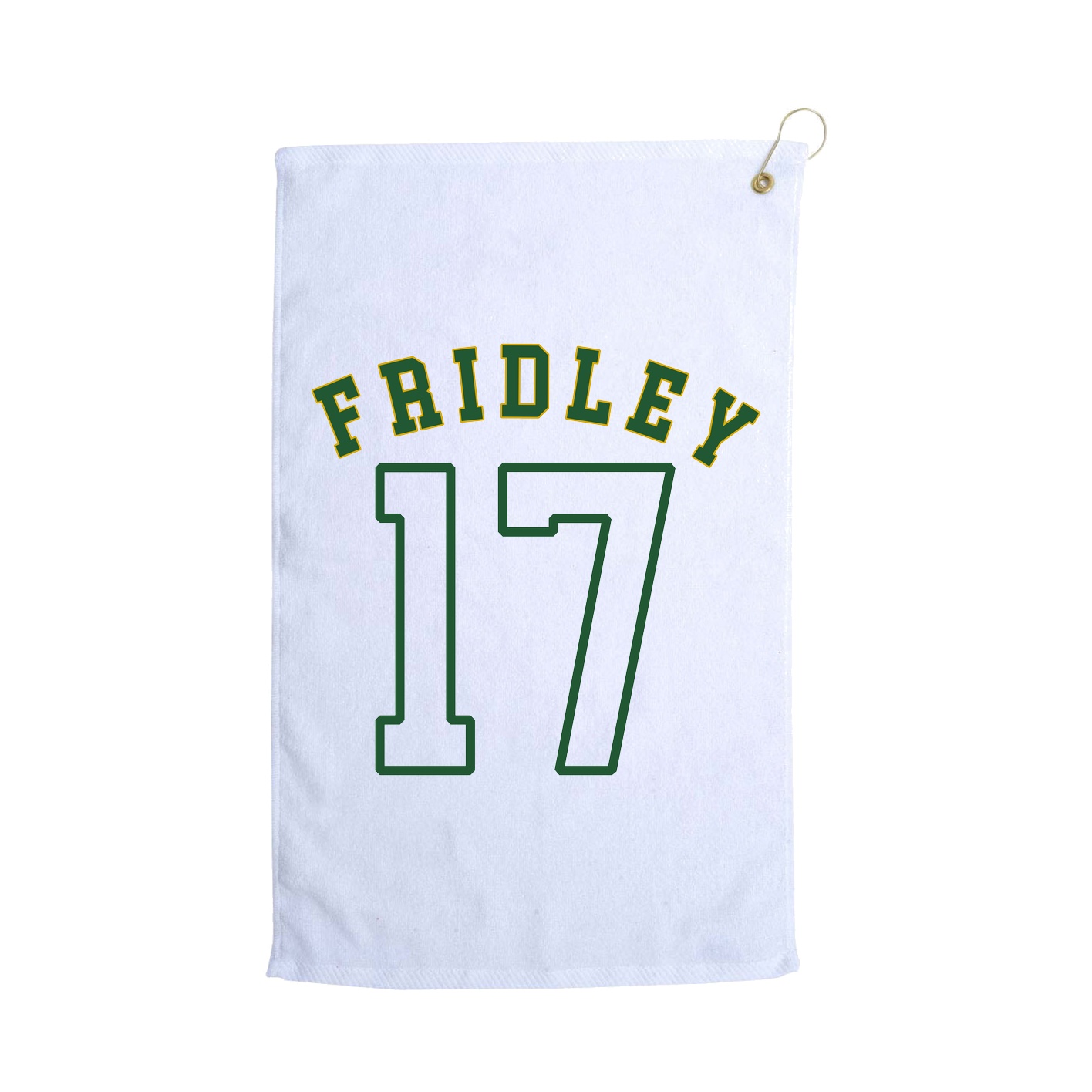 Golf Towel — Shirsey Arch in White