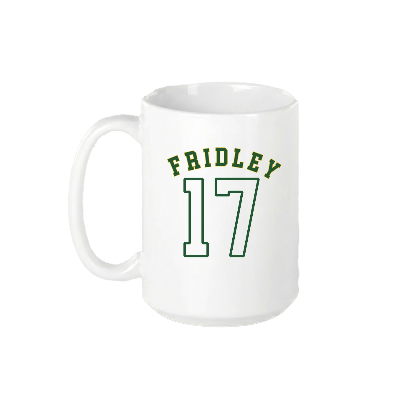 15oz Coffee Mug — Shirsey Arch in White
