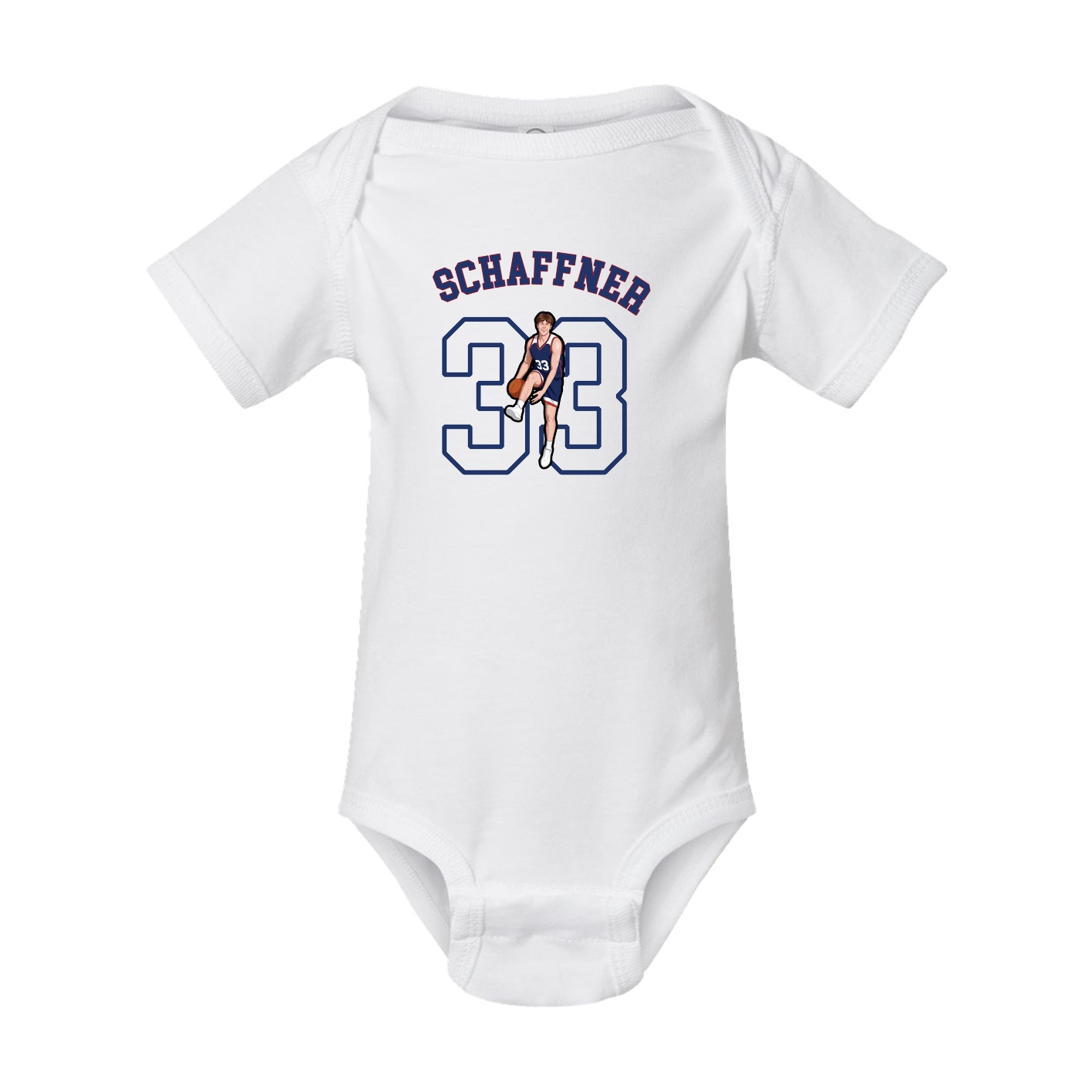 Baby Onesie — Shirsey Arch in White