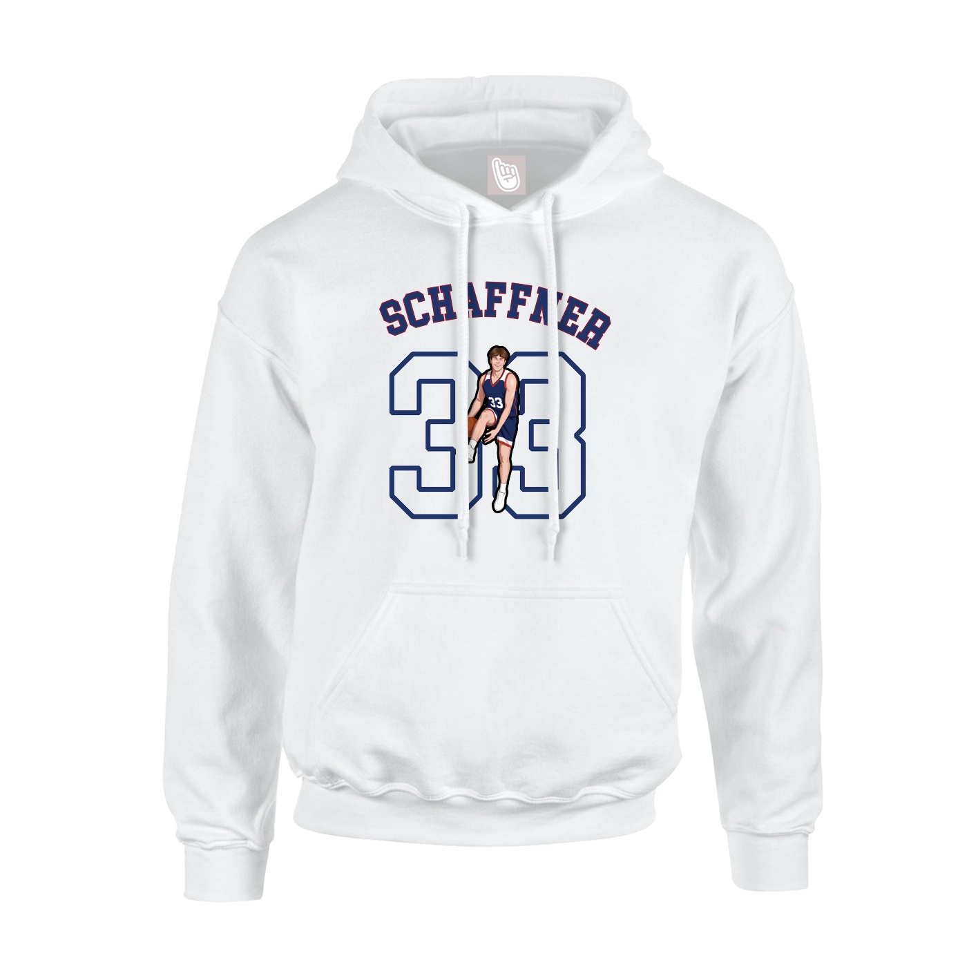 Youth Hoodie — Shirsey Arch in White
