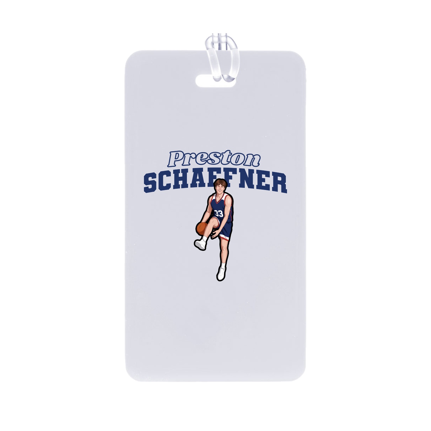 Bag Tag — Name Arch in Classic
