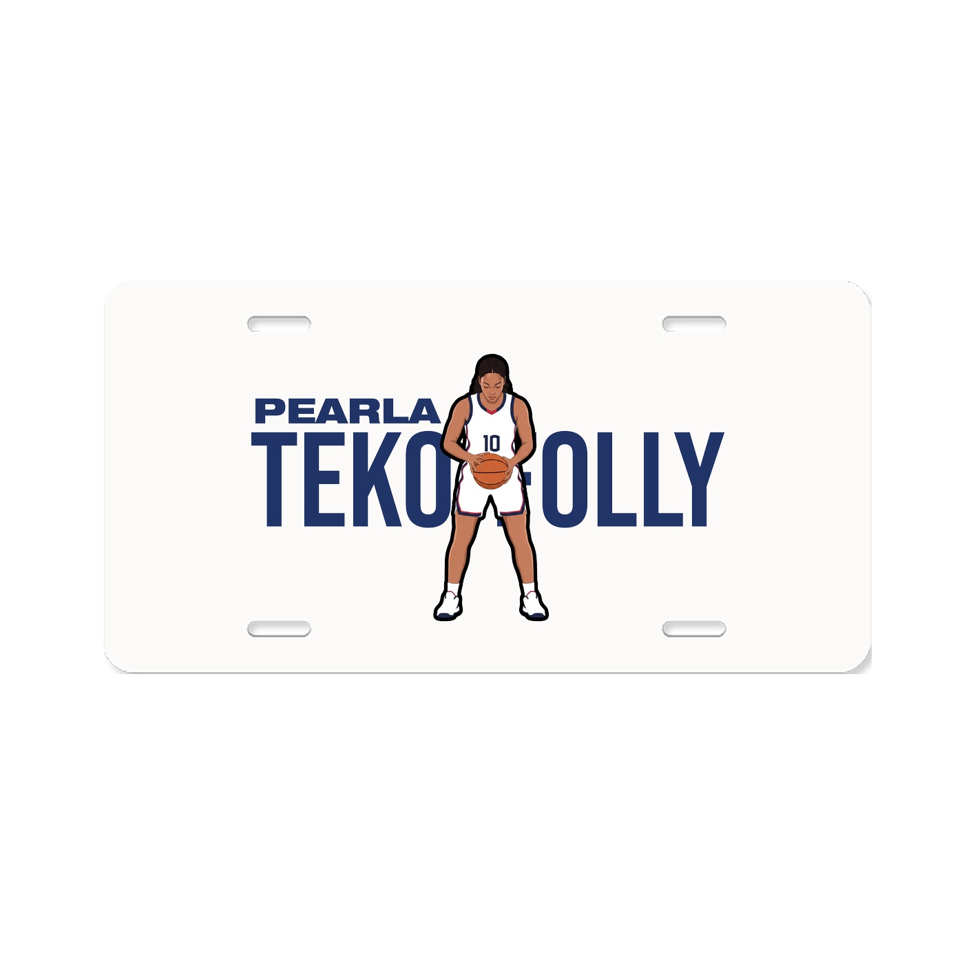 License Plate — Player Name in Classic