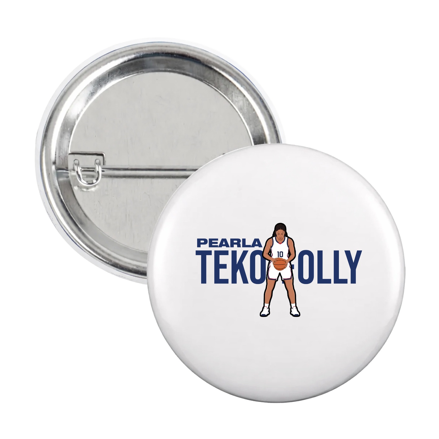 Game Day Button — Player Name in White