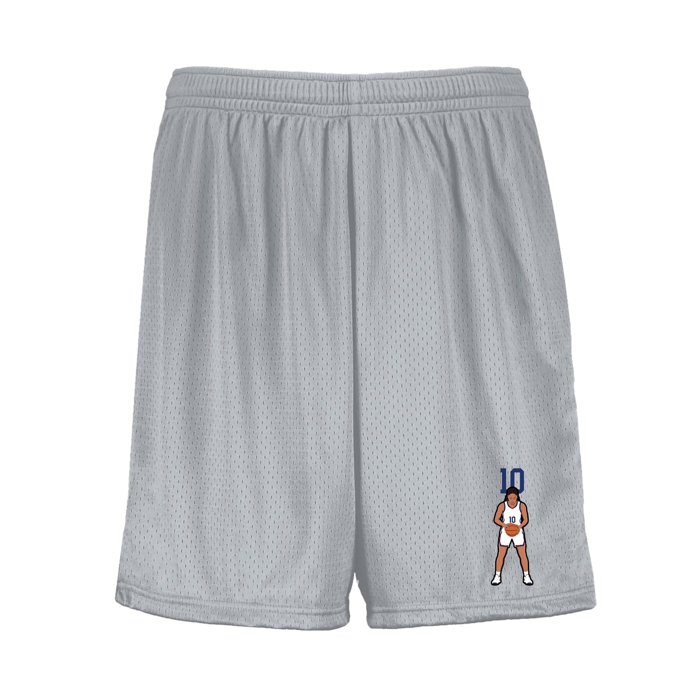 Shorts — Number Top in Silver