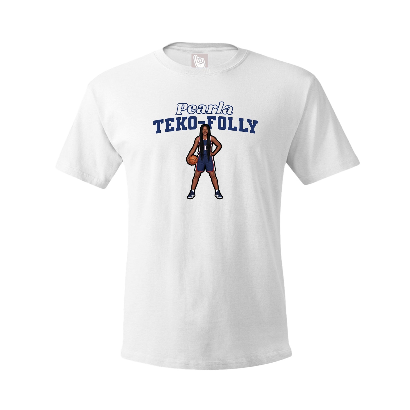 Tee — Name Arch in White