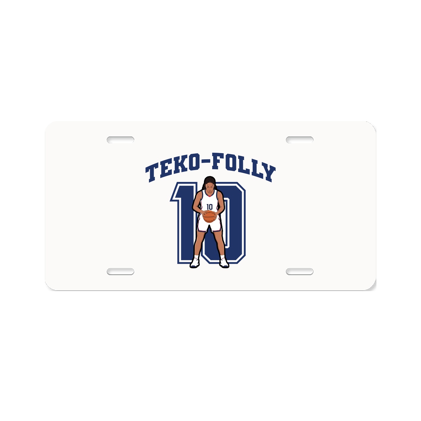 License Plate — Number in Classic