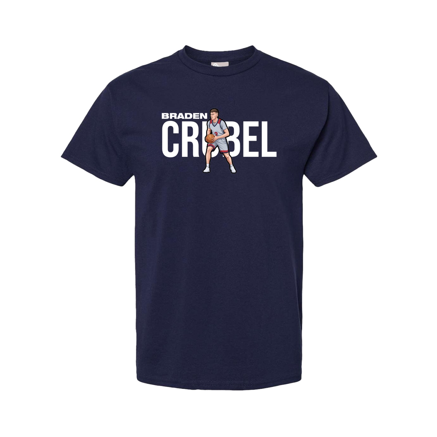 Youth Tee — Player Name in Navy