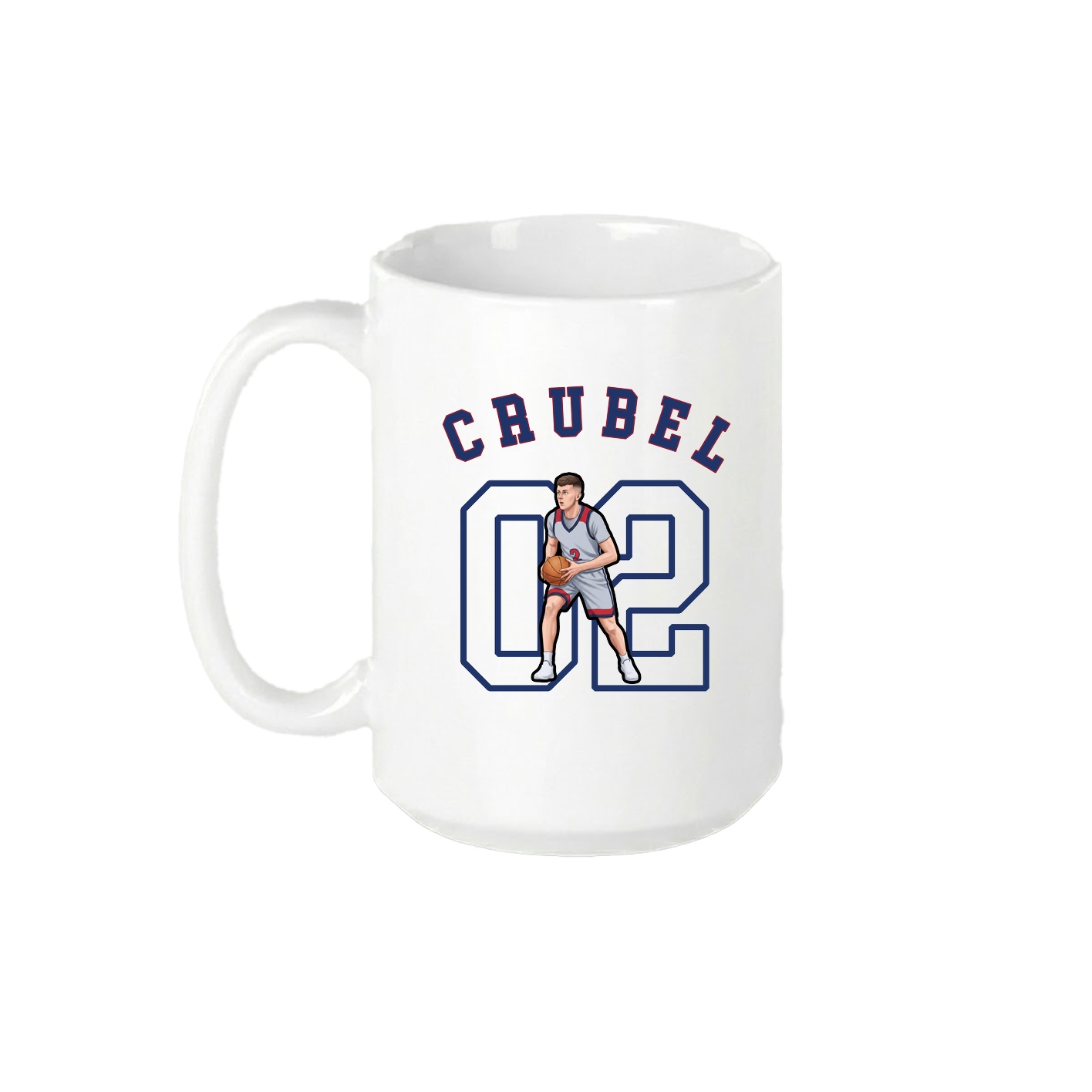 15oz Coffee Mug — Shirsey Arch in White