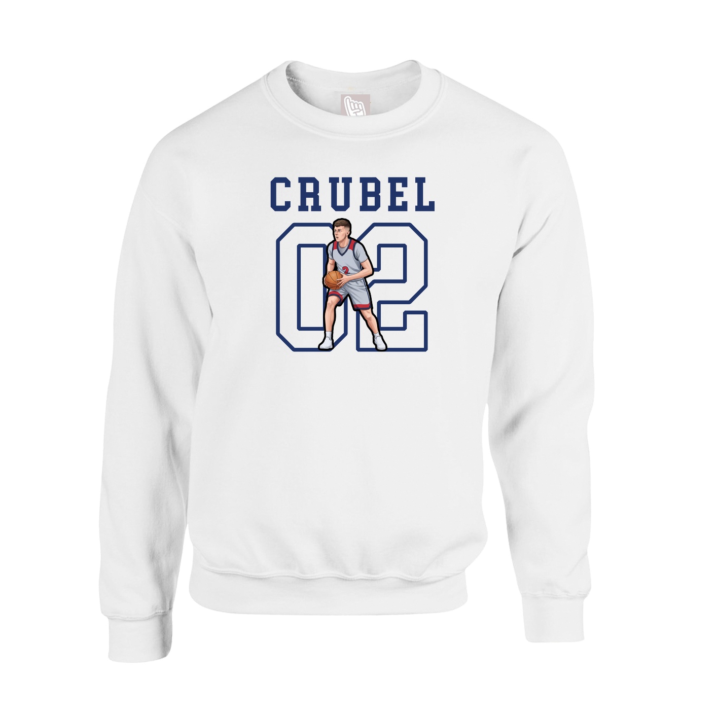 Fleece Crew — Shirsey in White