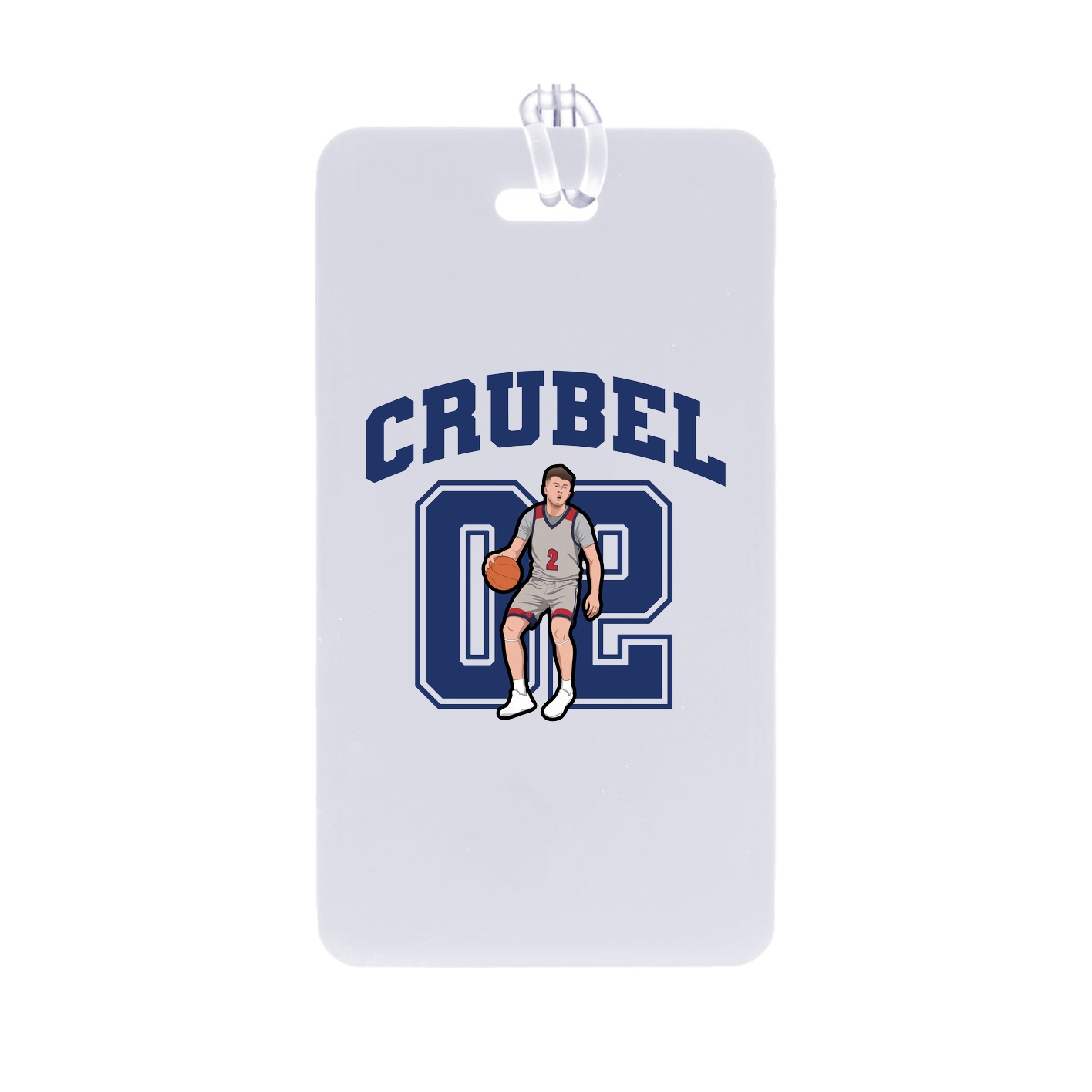 Bag Tag — Number in Classic