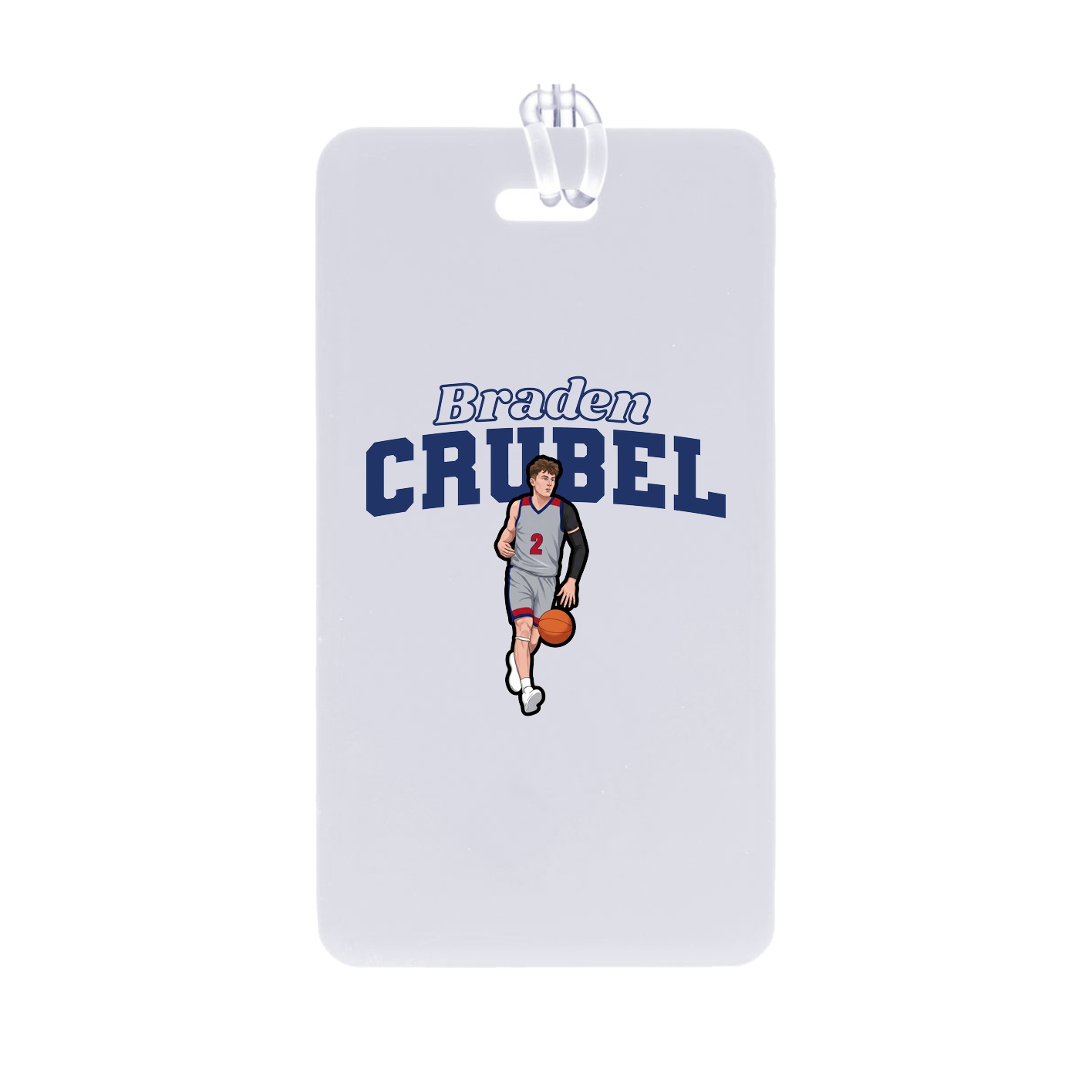Bag Tag — Name Arch in Classic