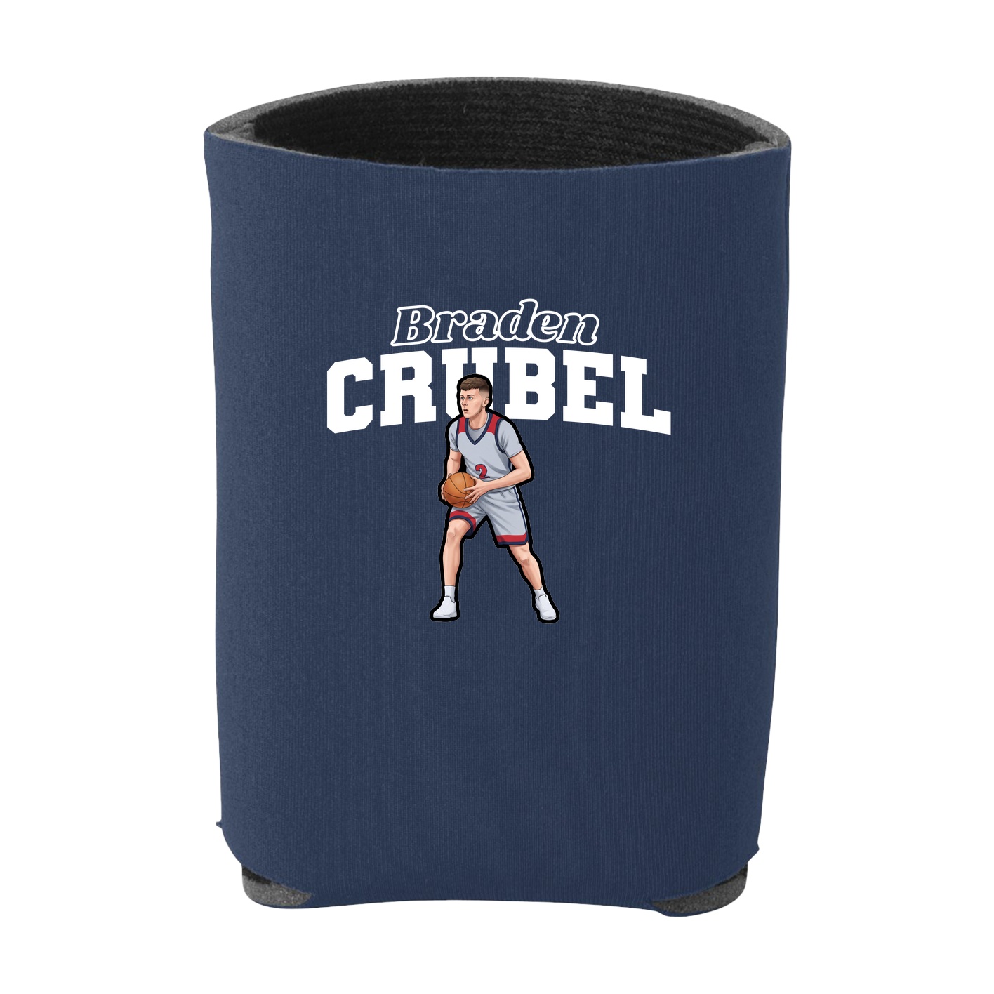 Can Holder — Name Arch in Navy