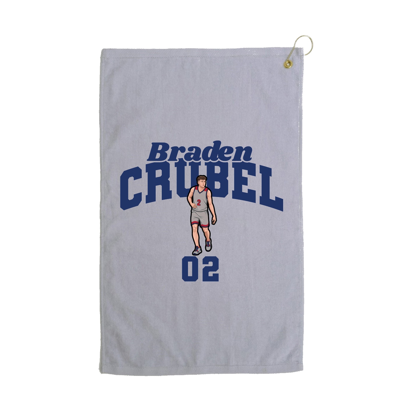 Golf Towel — Signature Arch in Grey
