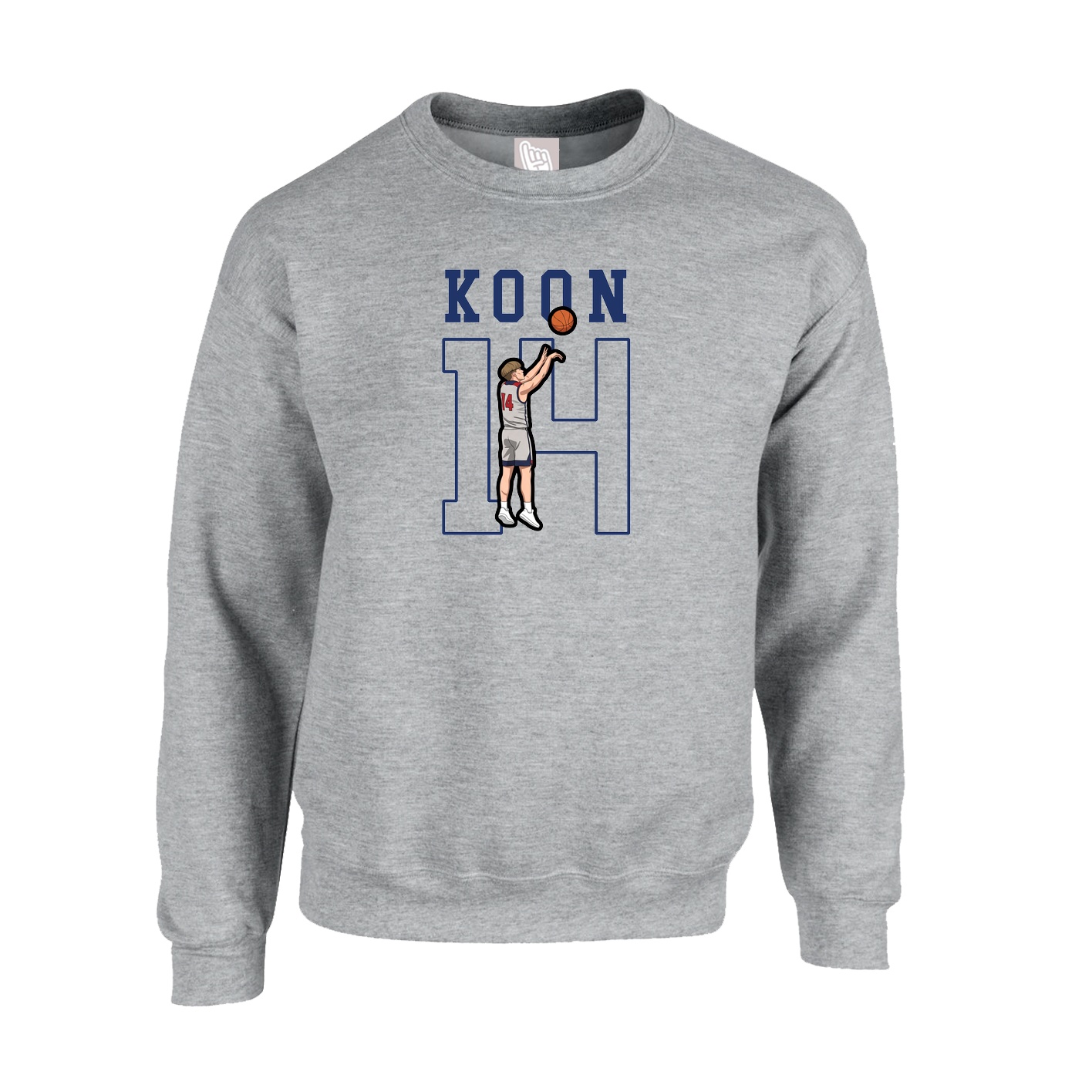Fleece Crew — Shirsey in Grey