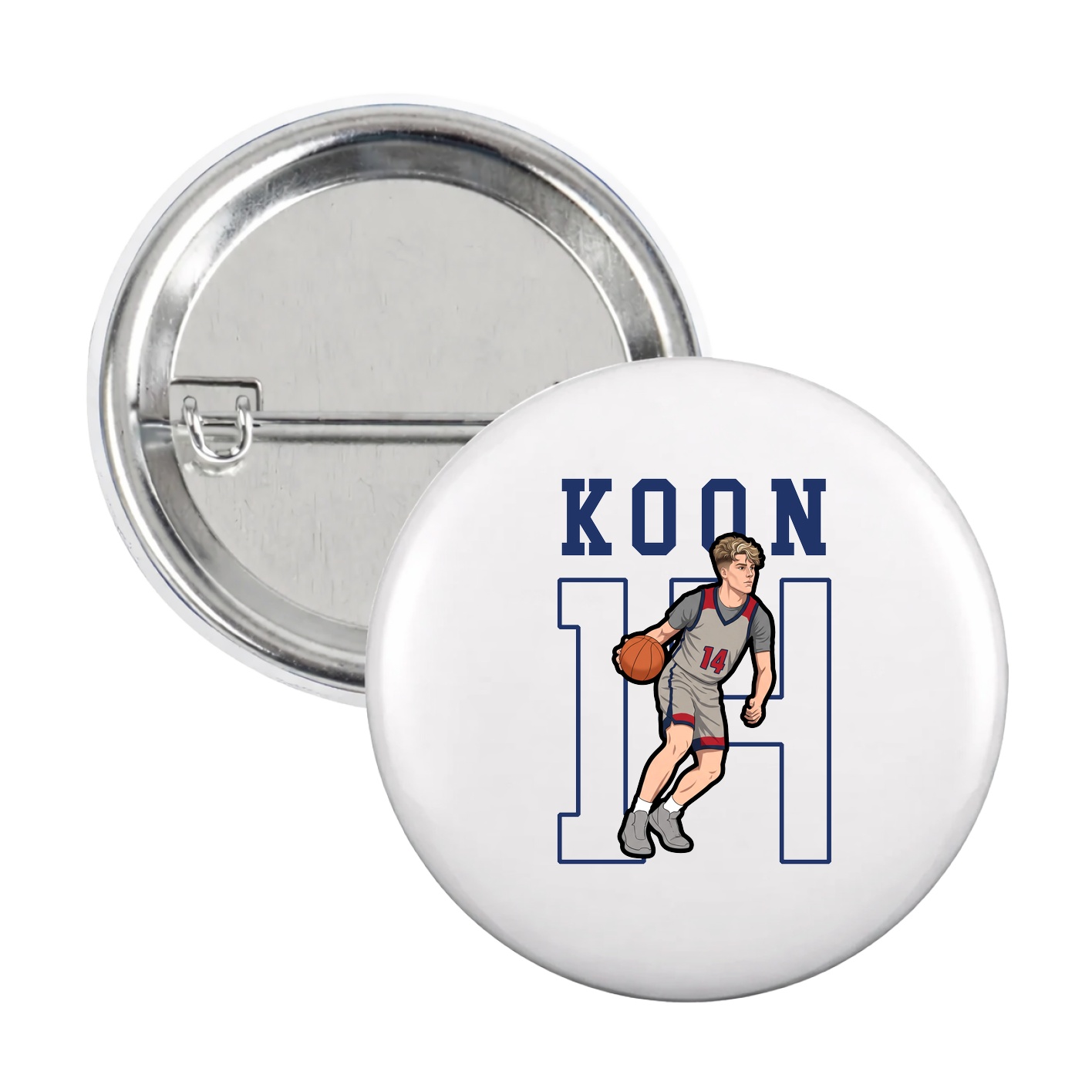 Game Day Button — Shirsey in White