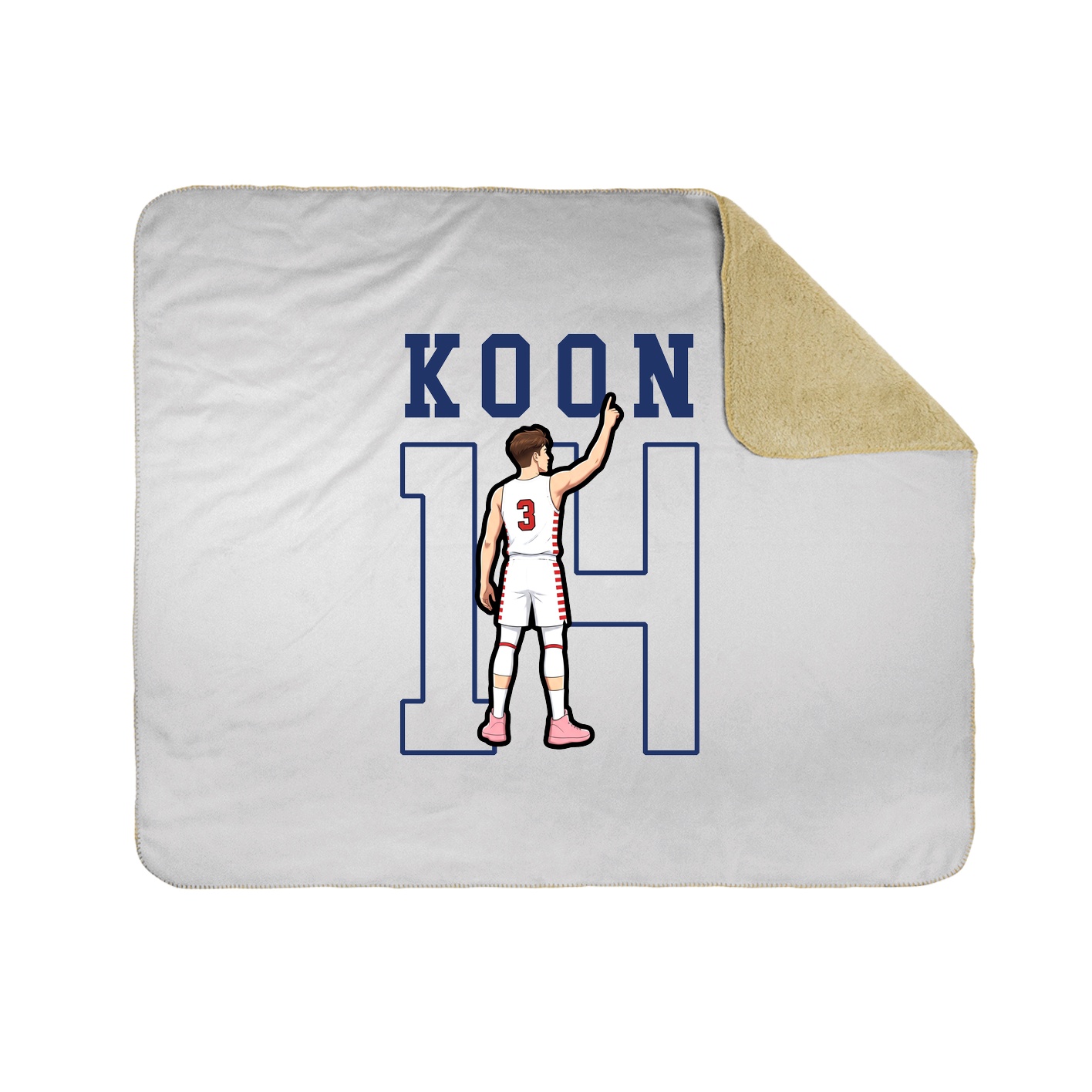 Throw Blanket — Shirsey in White