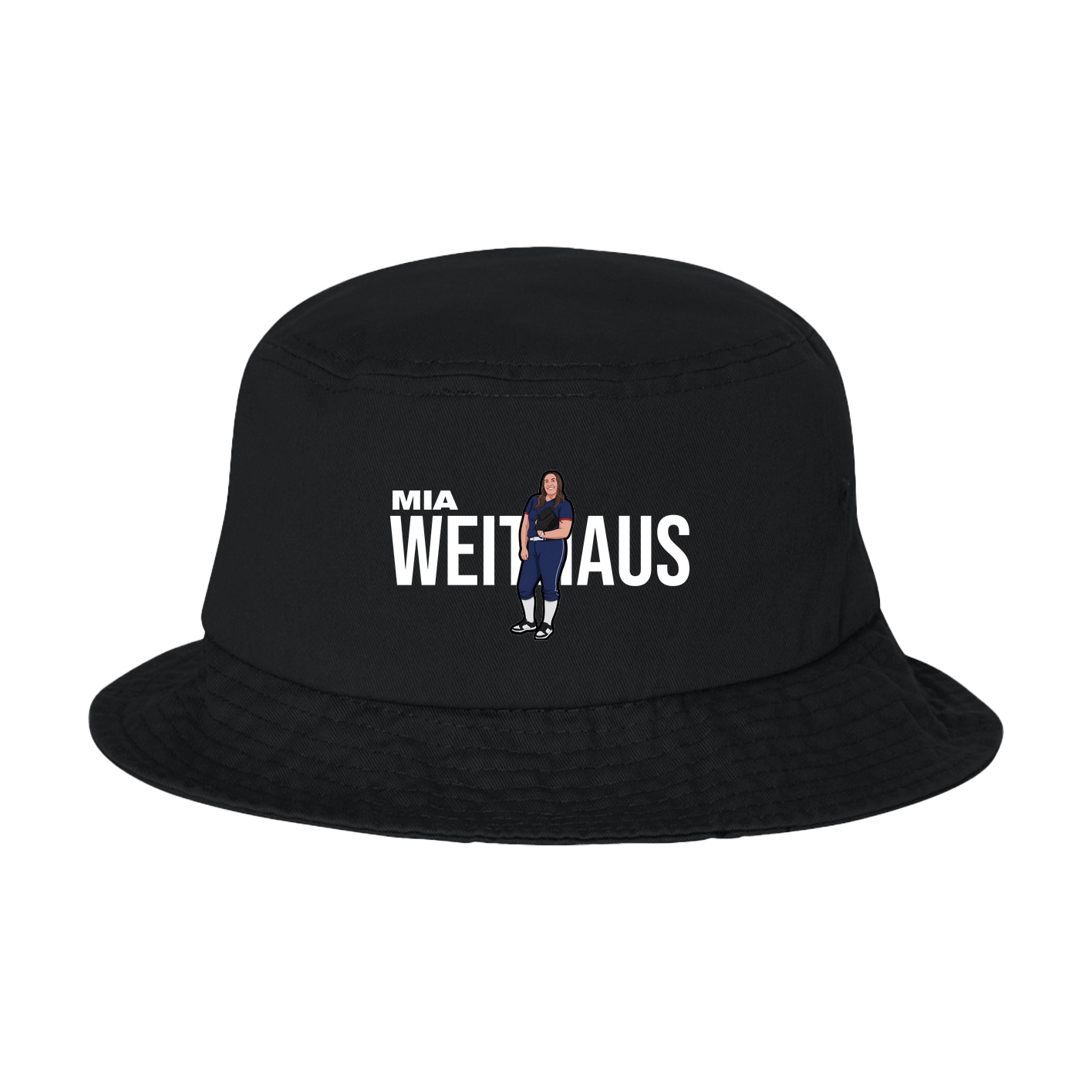 Bucket Cap — Player Name in Black