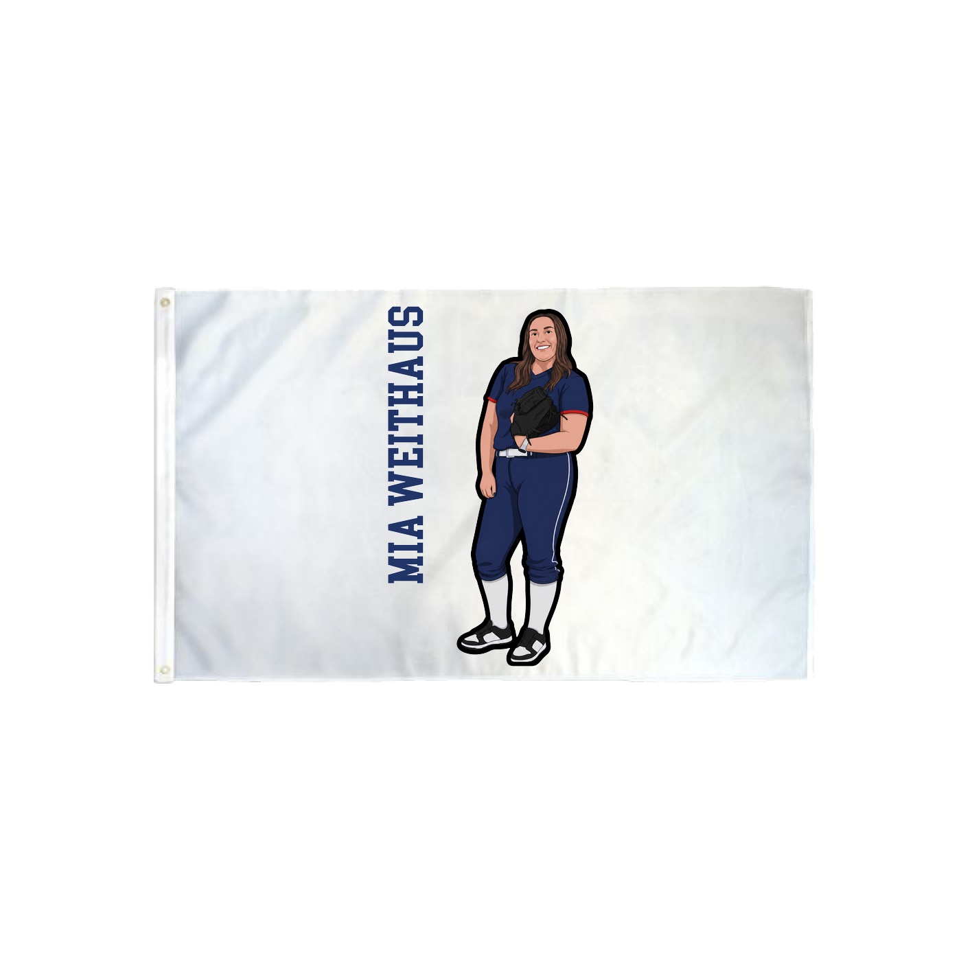 3x5 Flag — Name Vertical in Classic