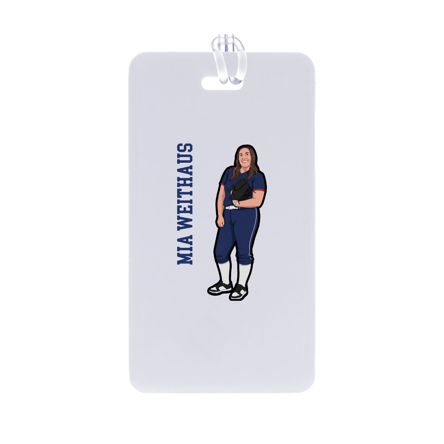 Bag Tag — Name Vertical in Classic
