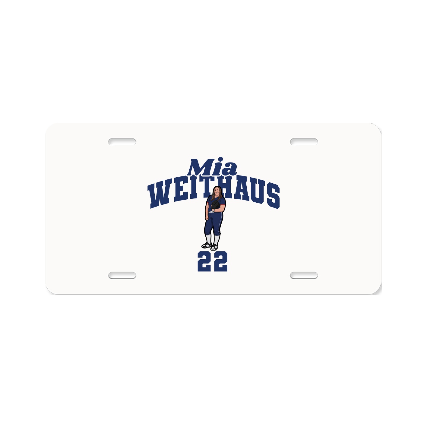 License Plate — Signature Arch in Classic
