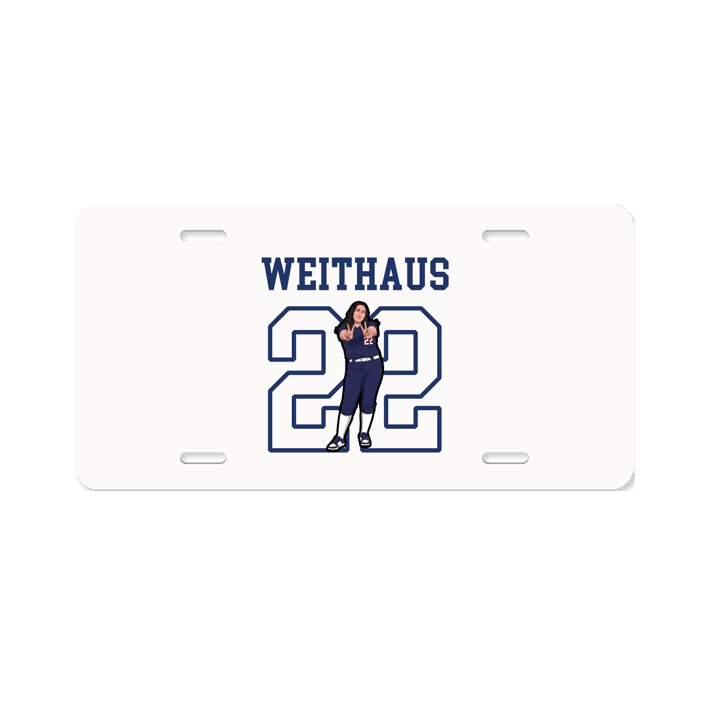 License Plate — Shirsey in Classic