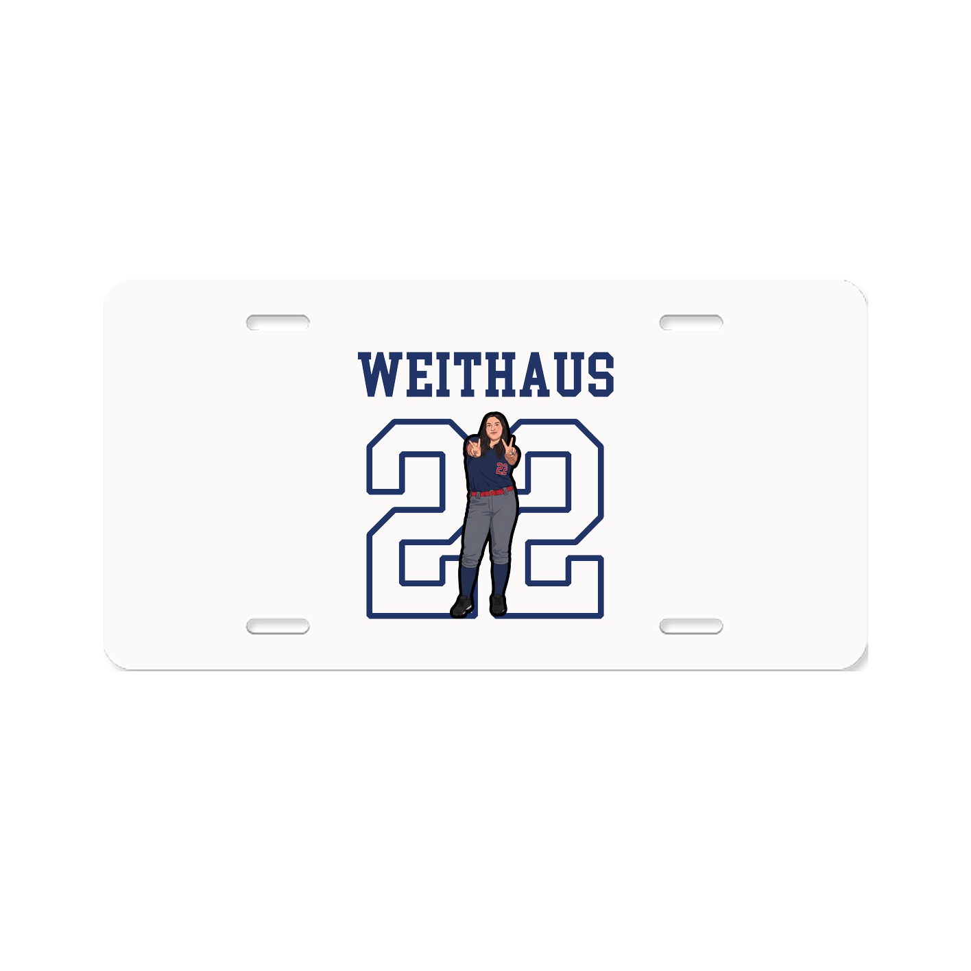 License Plate — Shirsey in Classic