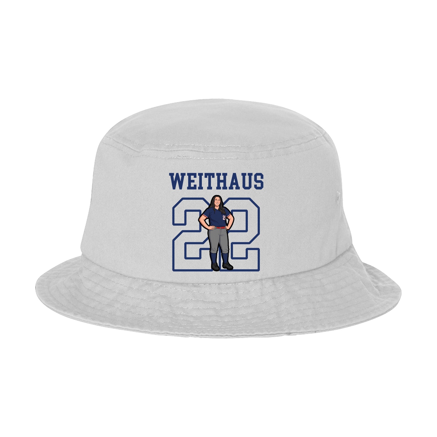 Bucket Cap — Shirsey in White