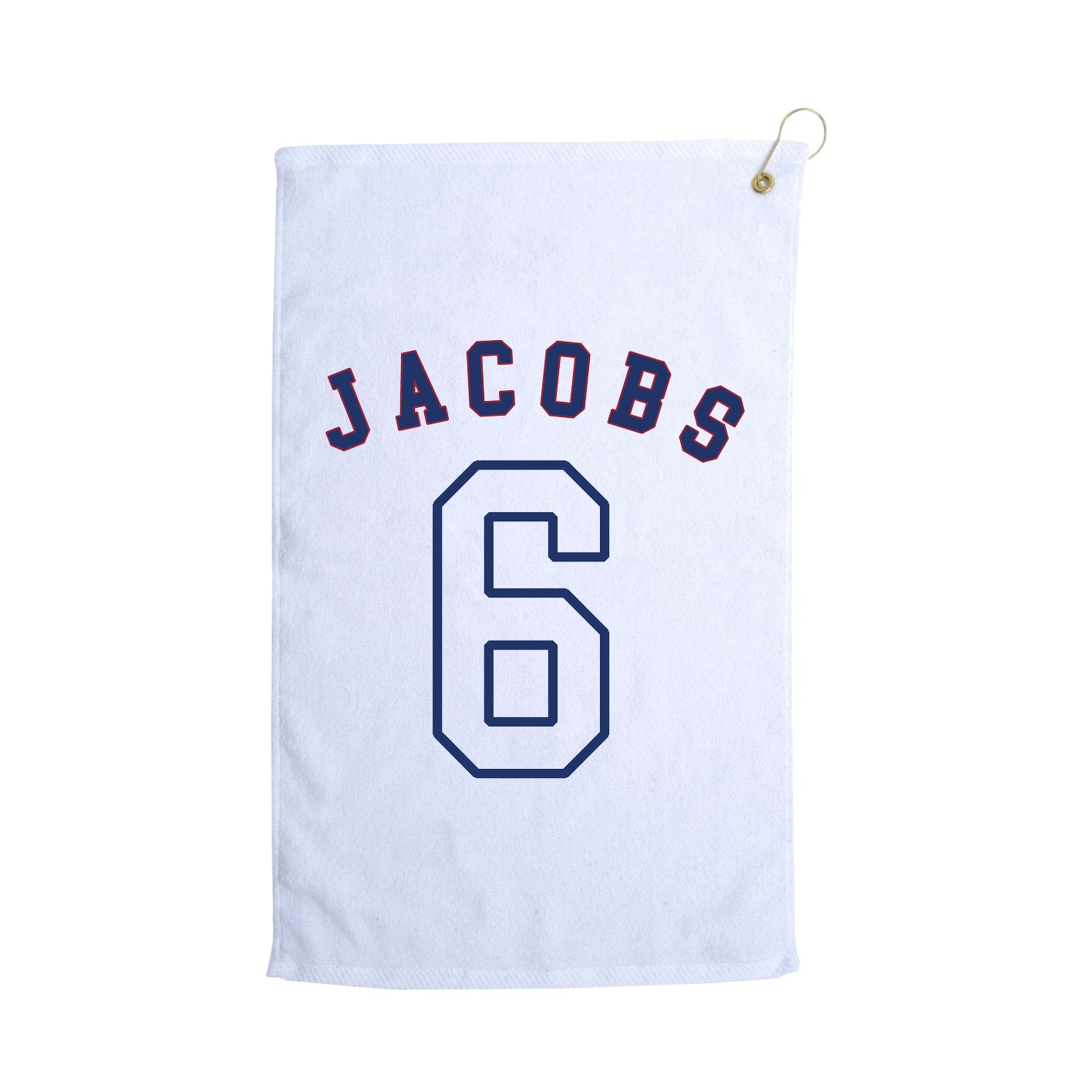 Golf Towel — Shirsey Arch in White