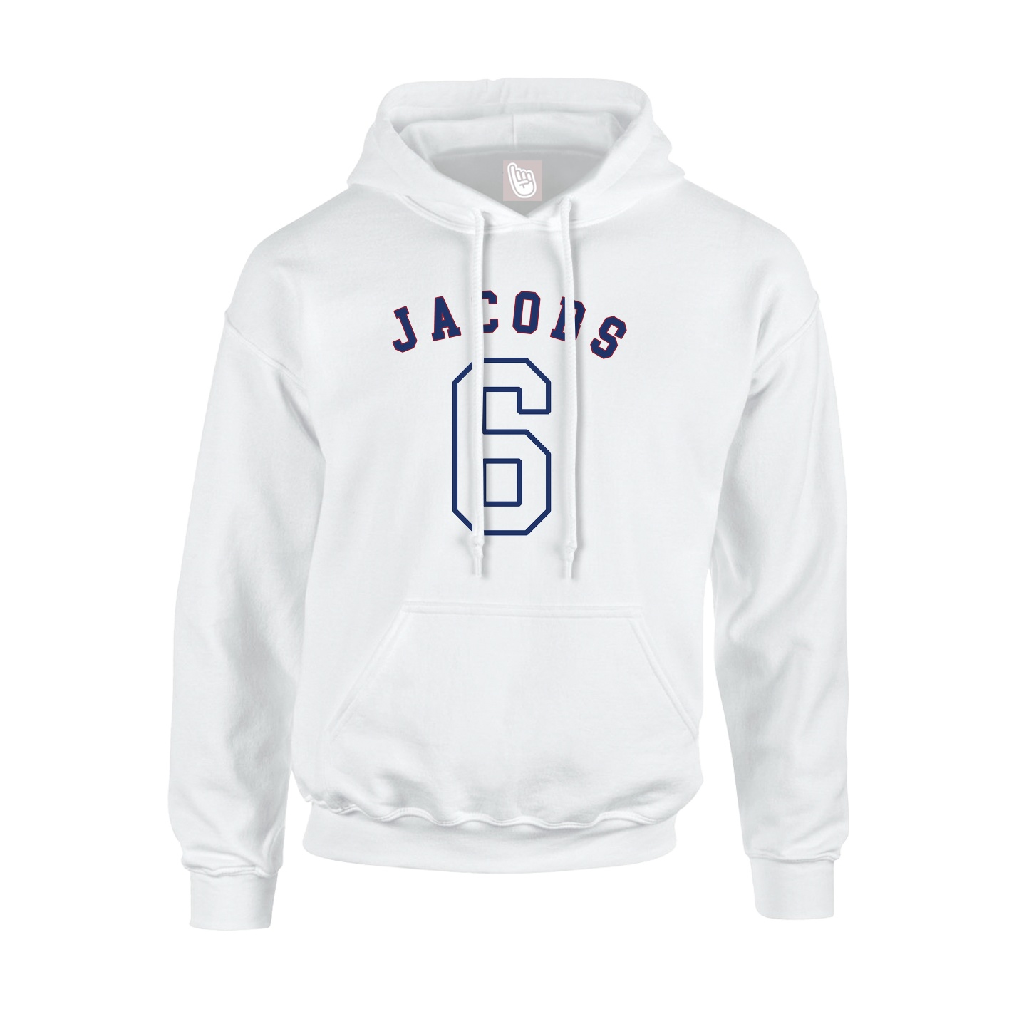 Youth Hoodie — Shirsey Arch in White