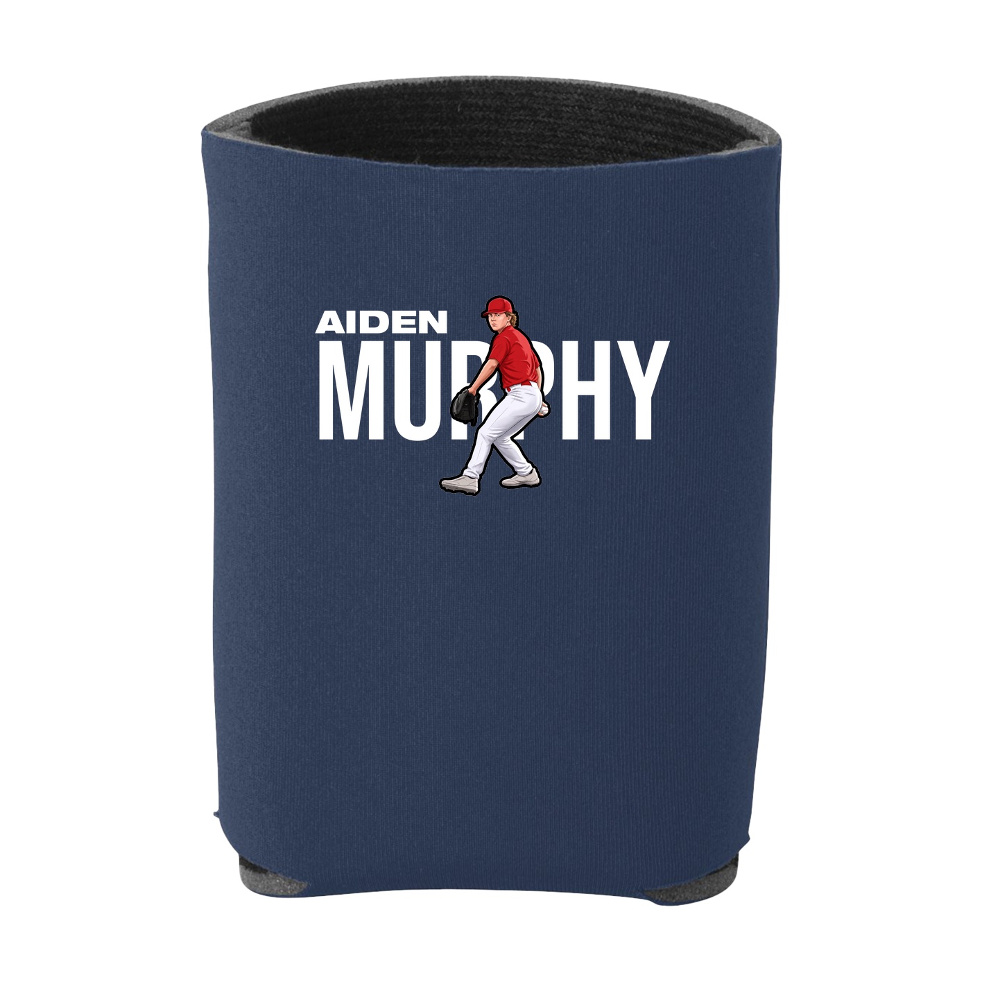 Can Holder — Player Name in Navy