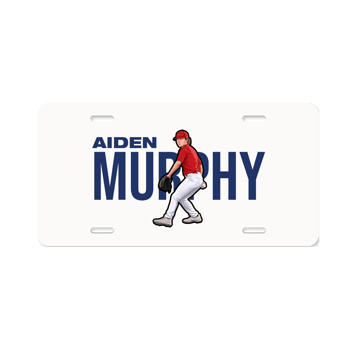 License Plate — Player Name in Classic