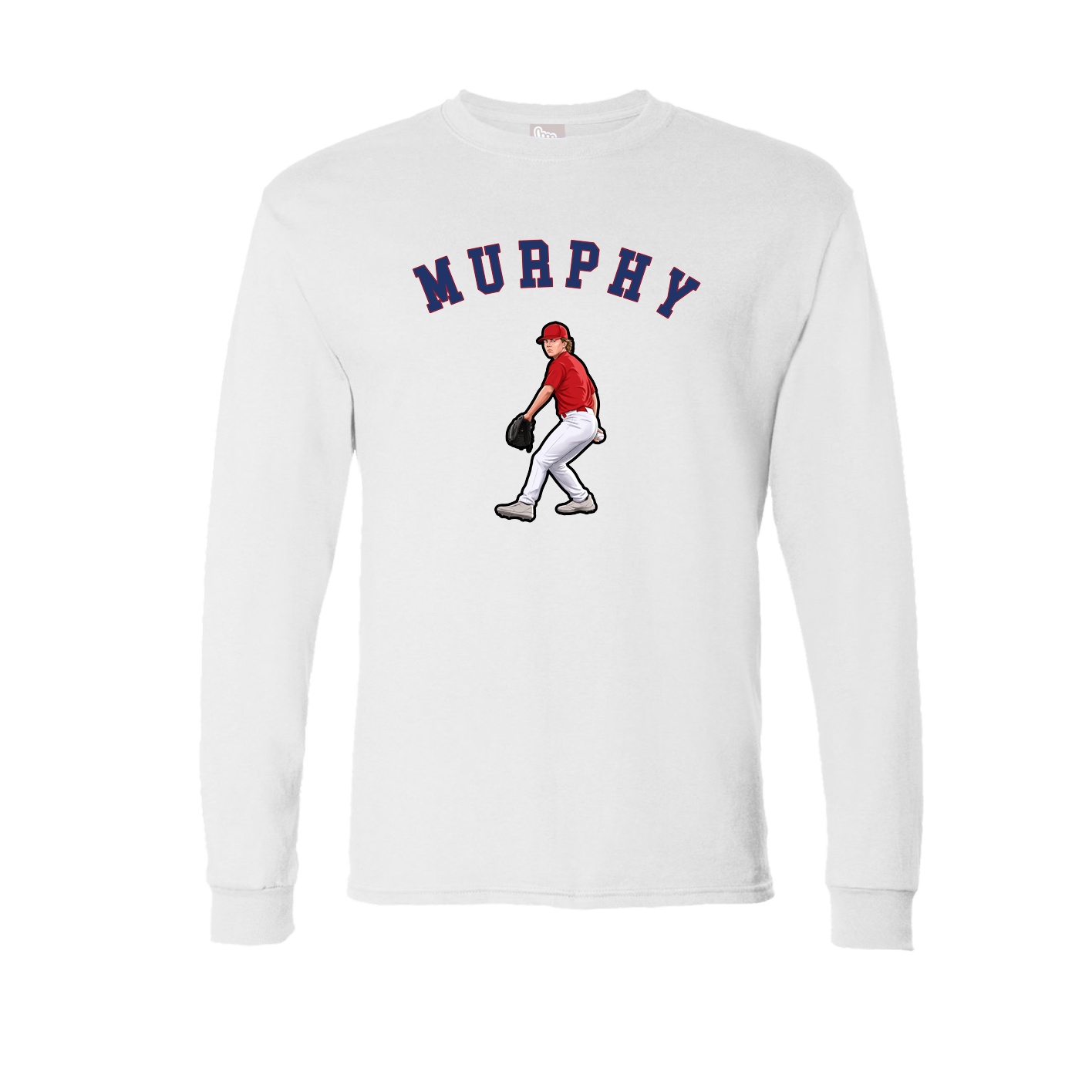 Long Sleeve Tee — Shirsey Arch in White