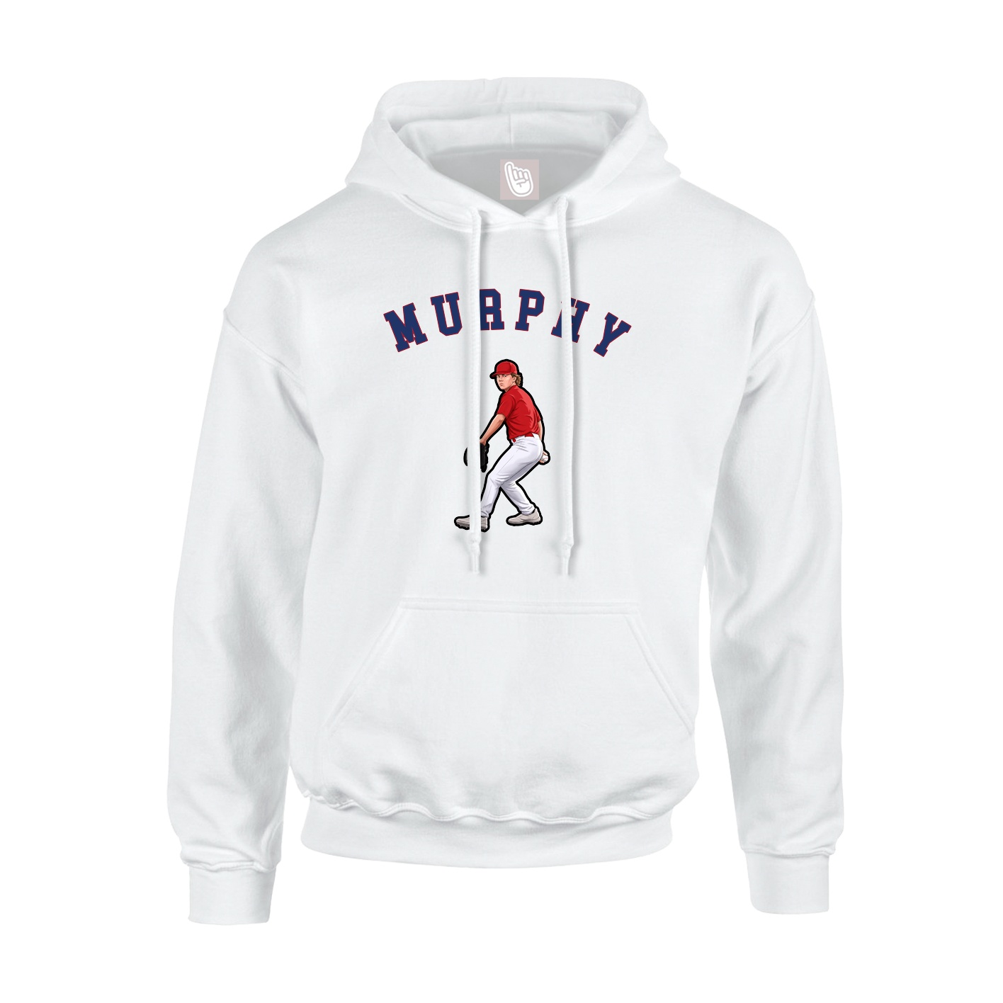 Hoodie — Shirsey Arch in White