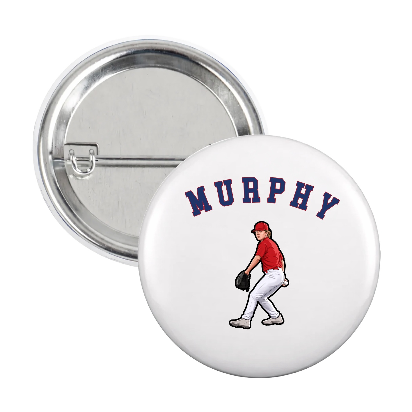 Game Day Button — Shirsey Arch in White