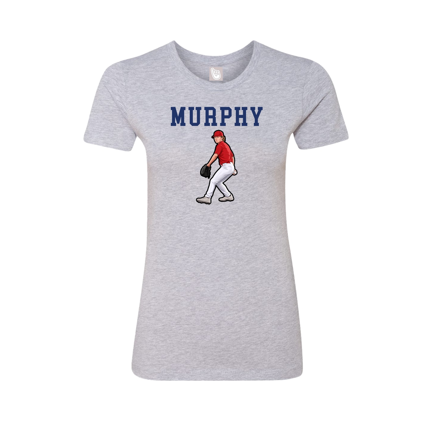 Fitted Women's Tee — Shirsey in Grey