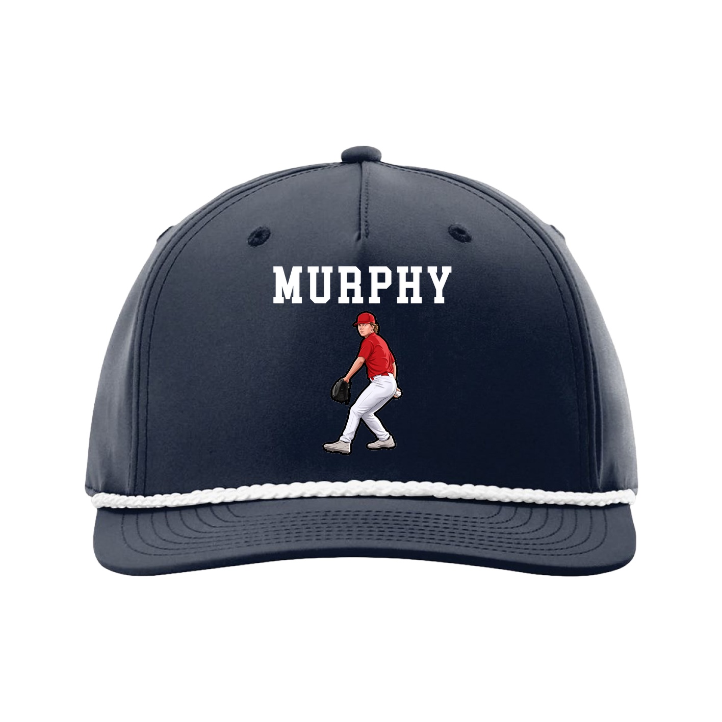 Five-Panel Classic Rope Cap — Shirsey in Navy