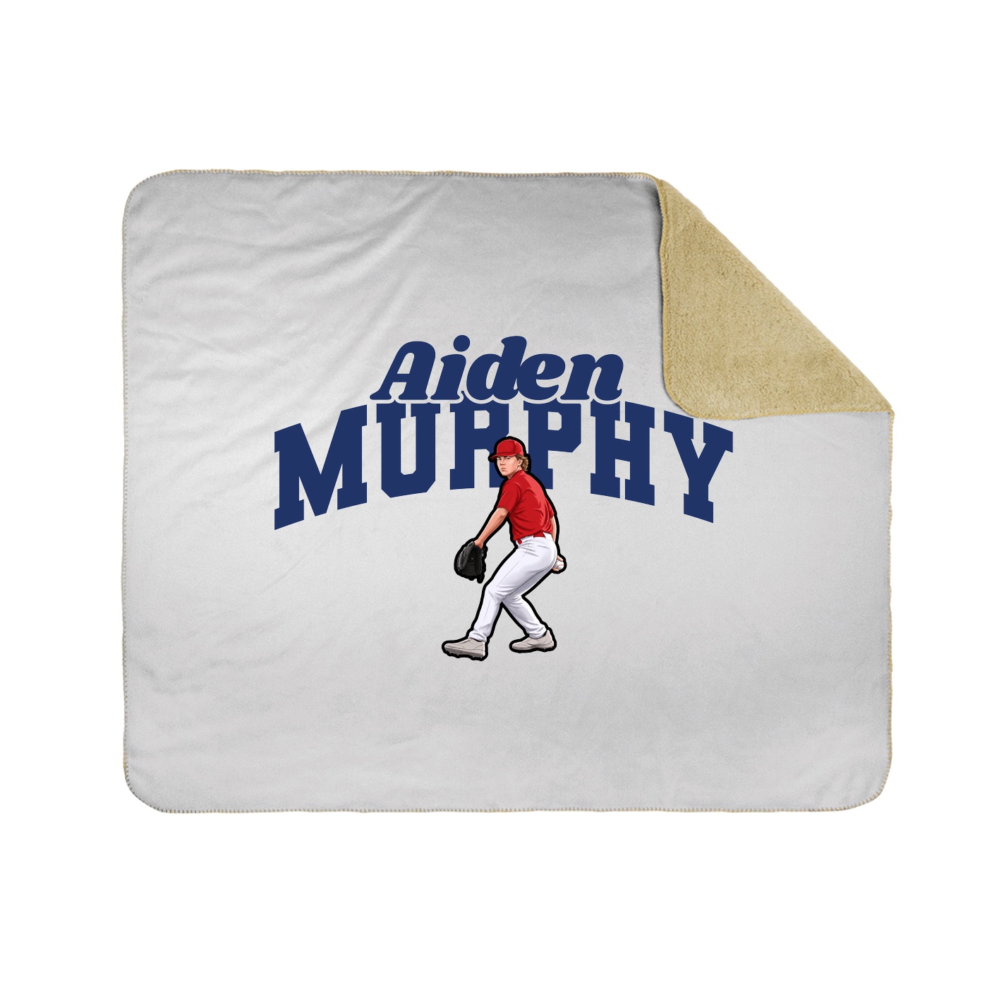 Throw Blanket — Signature Arch in White