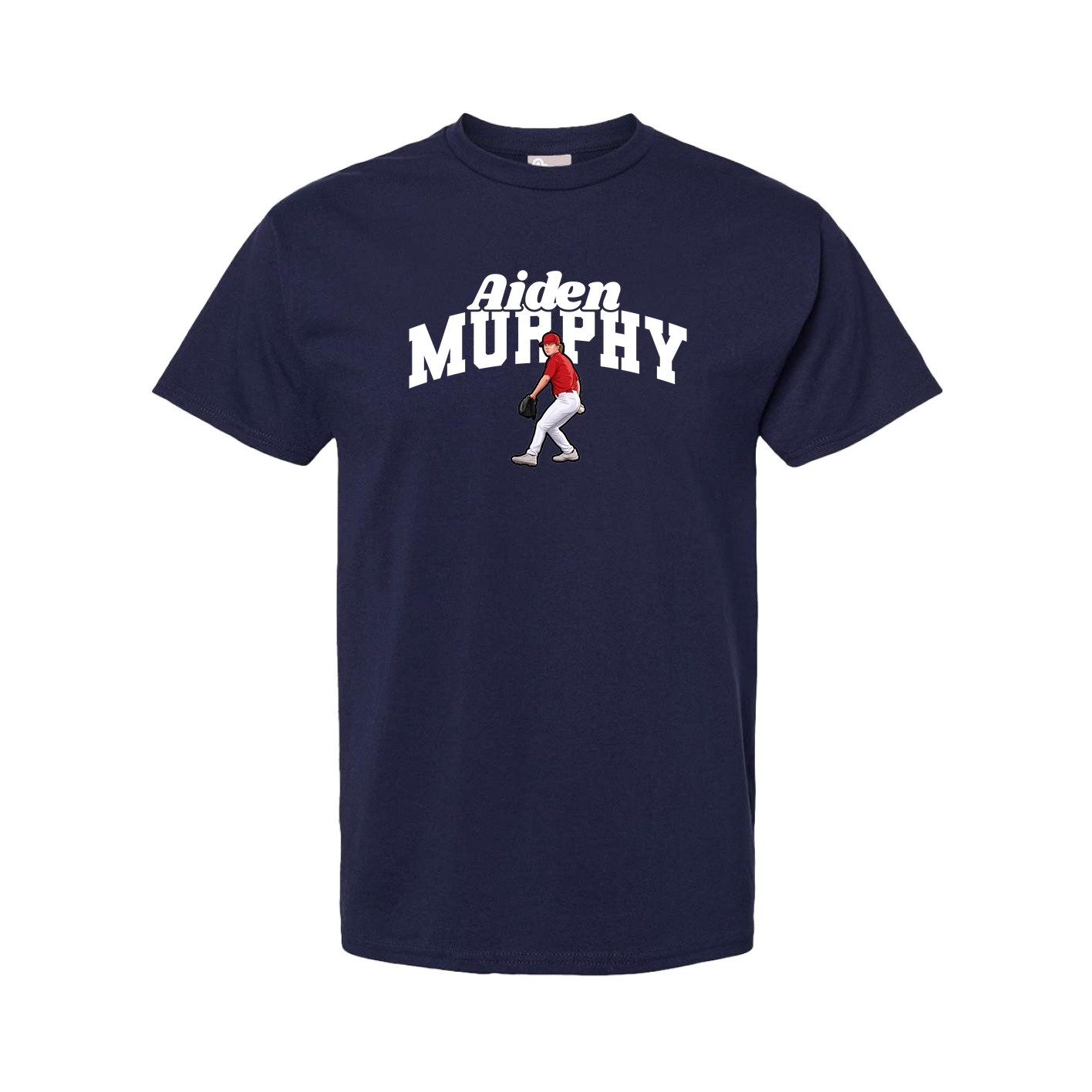 Youth Tee — Signature Arch in Navy
